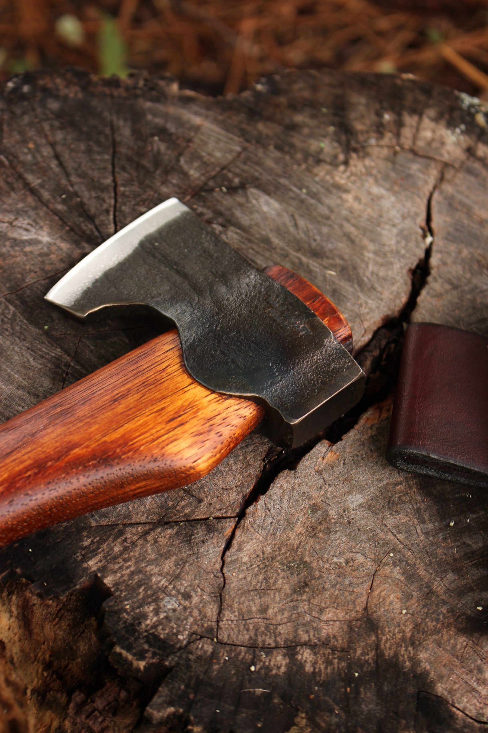 handmade, usa made, usa made axe, hatchet, chopping, wood chopping, outdoor, outdoorsman, survival, backwoodsman, hickory, axe made in america, axes made in the usa, ike bullington, wolf valley forge, valley forge, pack axe, back packing, camping, trail axe, hunting axe, trappers axe, camp axe, bush axe, belt axe, pack axe, leather shoulder rig, chopping axe, leather axe carrier, shoulder sling for axe, carpenter's axe, Wolf Valley Forge, Wolf Valley Forge axe release, Axe Wax, haversack, go back, man purse, man bag, canvas bag, reenactor, reenacting