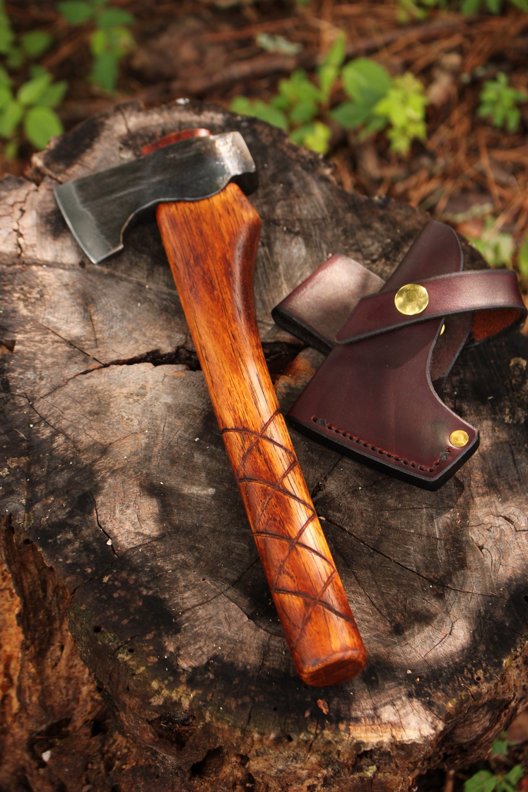 handmade, usa made, usa made axe, hatchet, chopping, wood chopping, outdoor, outdoorsman, survival, backwoodsman, hickory, axe made in america, axes made in the usa, ike bullington, wolf valley forge, valley forge, pack axe, back packing, camping, trail axe, hunting axe, trappers axe, camp axe, bush axe, belt axe, pack axe, leather shoulder rig, chopping axe, leather axe carrier, shoulder sling for axe, carpenter's axe, Wolf Valley Forge, Wolf Valley Forge axe release, Axe Wax, haversack, go back, man purse, man bag, canvas bag, reenactor, reenacting