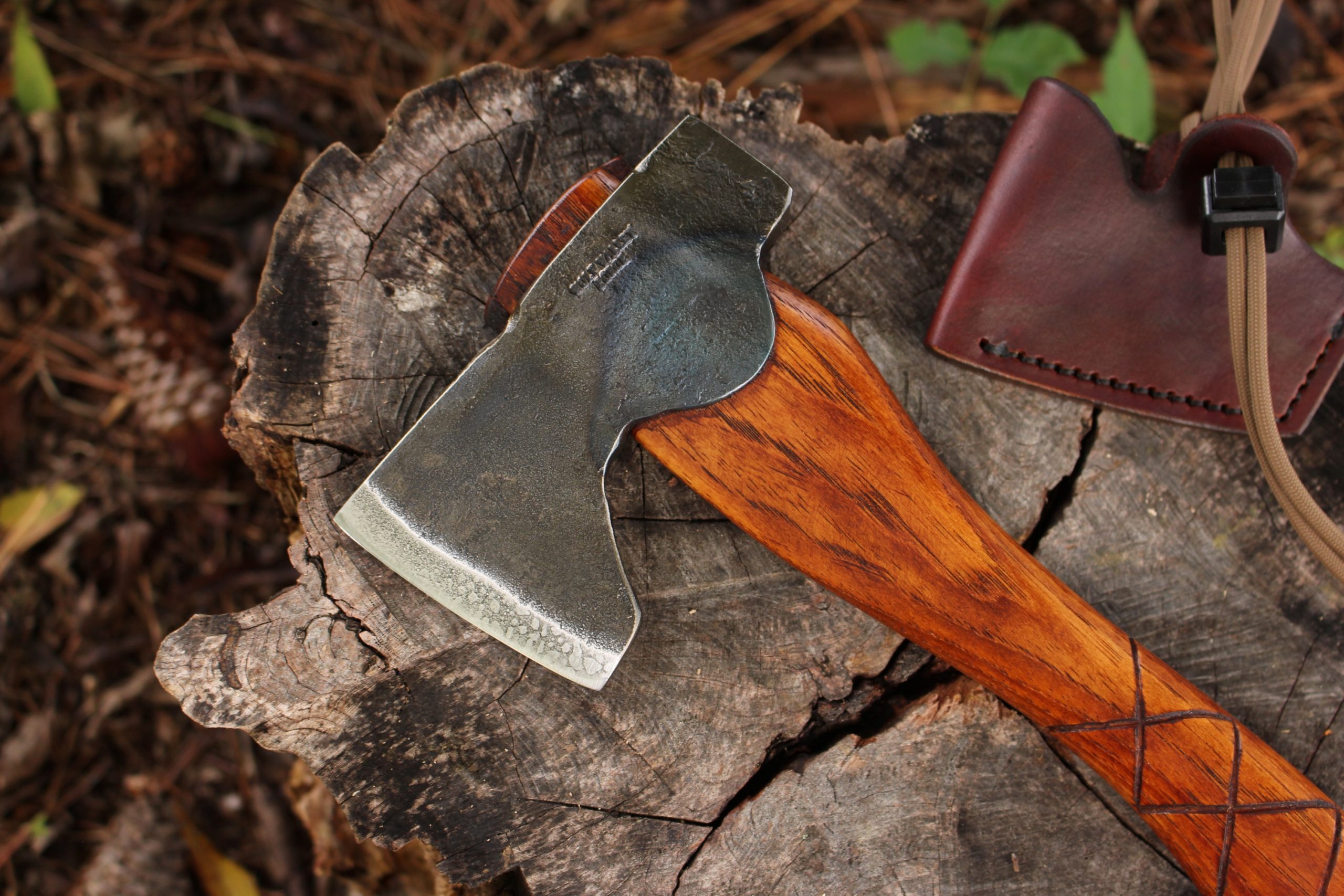 handmade, usa made, usa made axe, hatchet, chopping, wood chopping, outdoor, outdoorsman, survival, backwoodsman, hickory, axe made in america, axes made in the usa, ike bullington, wolf valley forge, valley forge, pack axe, back packing, camping, trail axe, hunting axe, trappers axe, camp axe, bush axe, belt axe, pack axe, leather shoulder rig, chopping axe, leather axe carrier, shoulder sling for axe, carpenter's axe, Wolf Valley Forge, Wolf Valley Forge axe release, Axe Wax, haversack, go back, man purse, man bag, canvas bag, reenactor, reenacting
