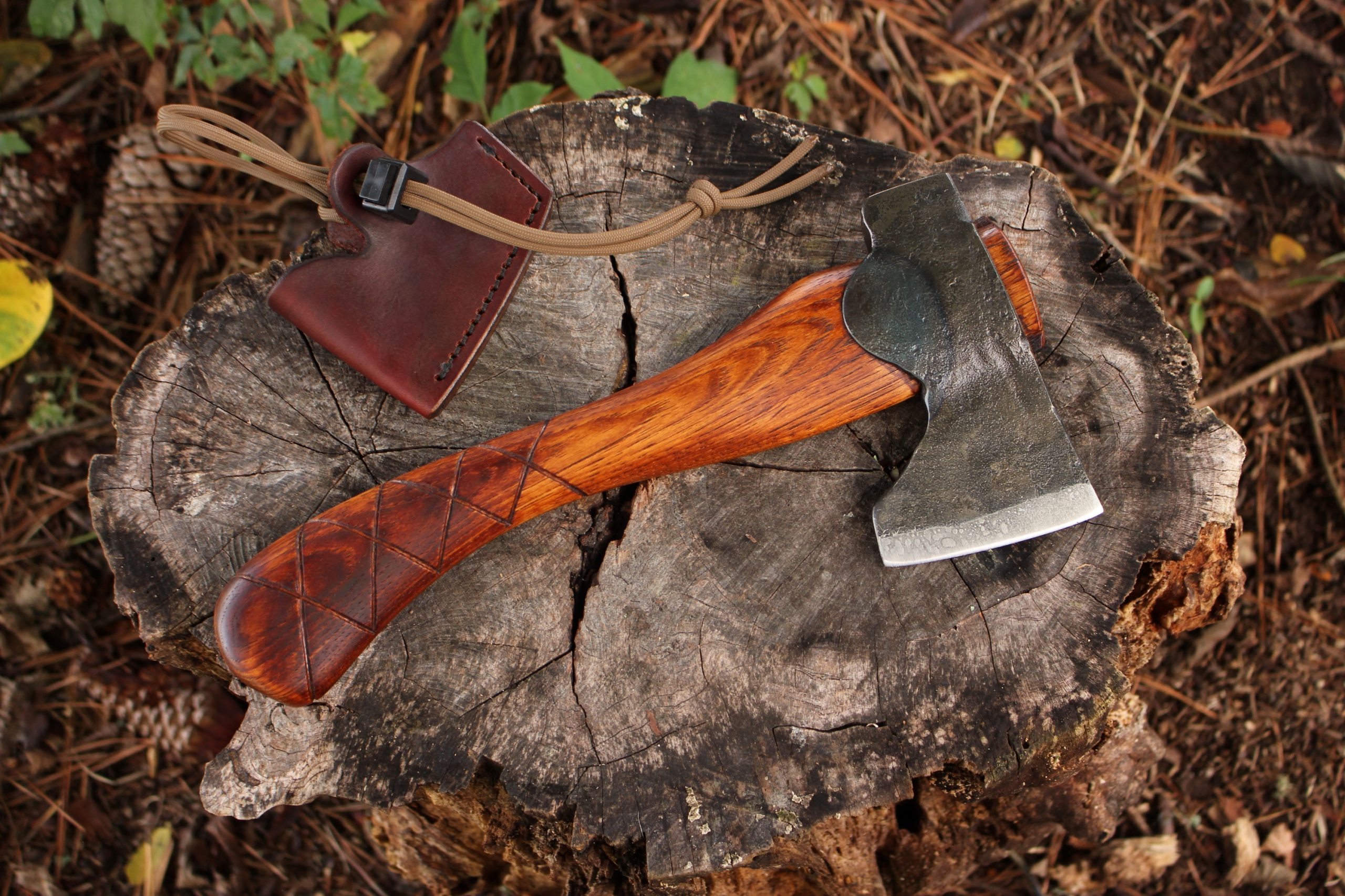 handmade, usa made, usa made axe, hatchet, chopping, wood chopping, outdoor, outdoorsman, survival, backwoodsman, hickory, axe made in america, axes made in the usa, ike bullington, wolf valley forge, valley forge, pack axe, back packing, camping, trail axe, hunting axe, trappers axe, camp axe, bush axe, belt axe, pack axe, leather shoulder rig, chopping axe, leather axe carrier, shoulder sling for axe, carpenter's axe, Wolf Valley Forge, Wolf Valley Forge axe release, Axe Wax, haversack, go back, man purse, man bag, canvas bag, reenactor, reenacting