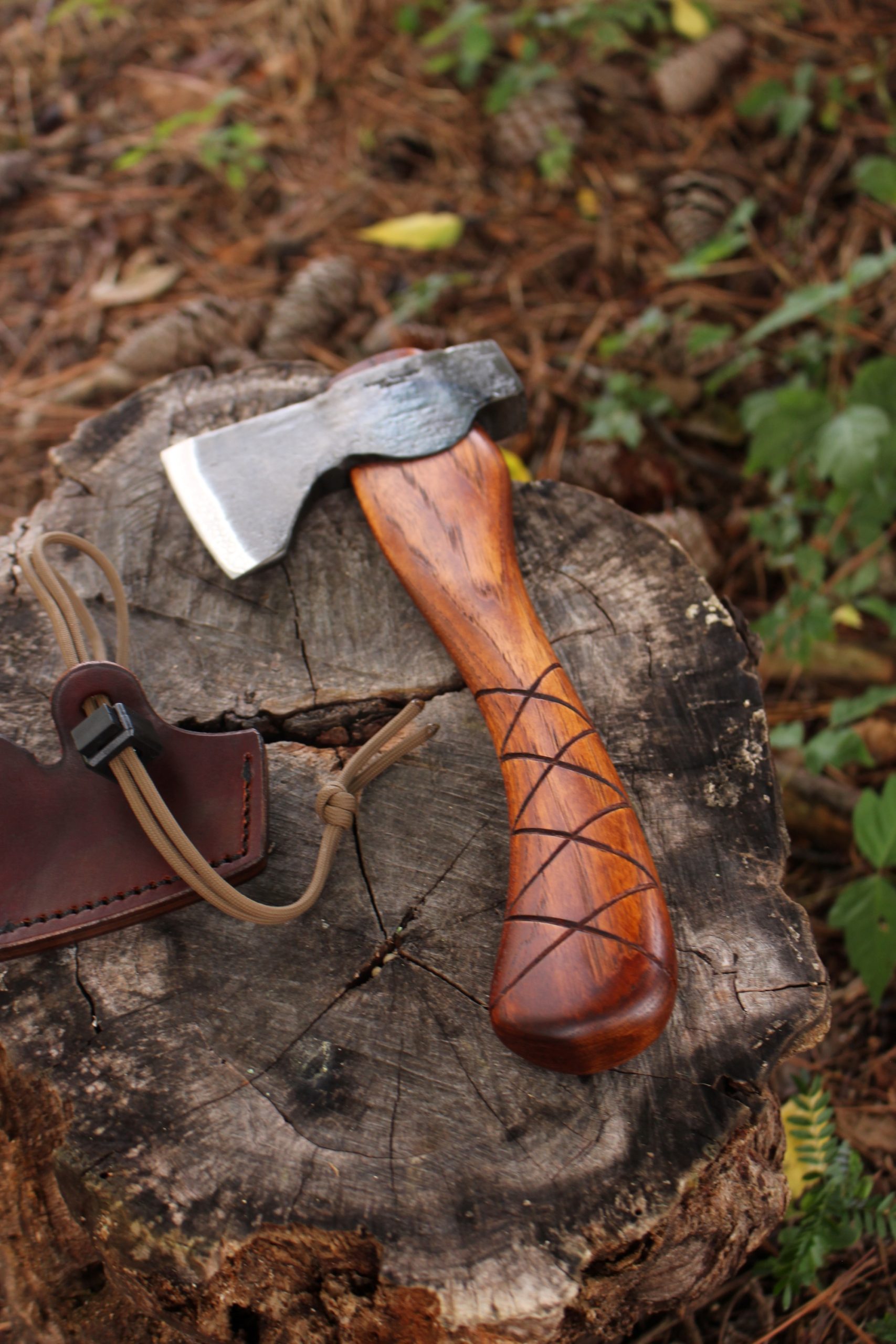 handmade, usa made, usa made axe, hatchet, chopping, wood chopping, outdoor, outdoorsman, survival, backwoodsman, hickory, axe made in america, axes made in the usa, ike bullington, wolf valley forge, valley forge, pack axe, back packing, camping, trail axe, hunting axe, trappers axe, camp axe, bush axe, belt axe, pack axe, leather shoulder rig, chopping axe, leather axe carrier, shoulder sling for axe, carpenter's axe, Wolf Valley Forge, Wolf Valley Forge axe release, Axe Wax, haversack, go back, man purse, man bag, canvas bag, reenactor, reenacting