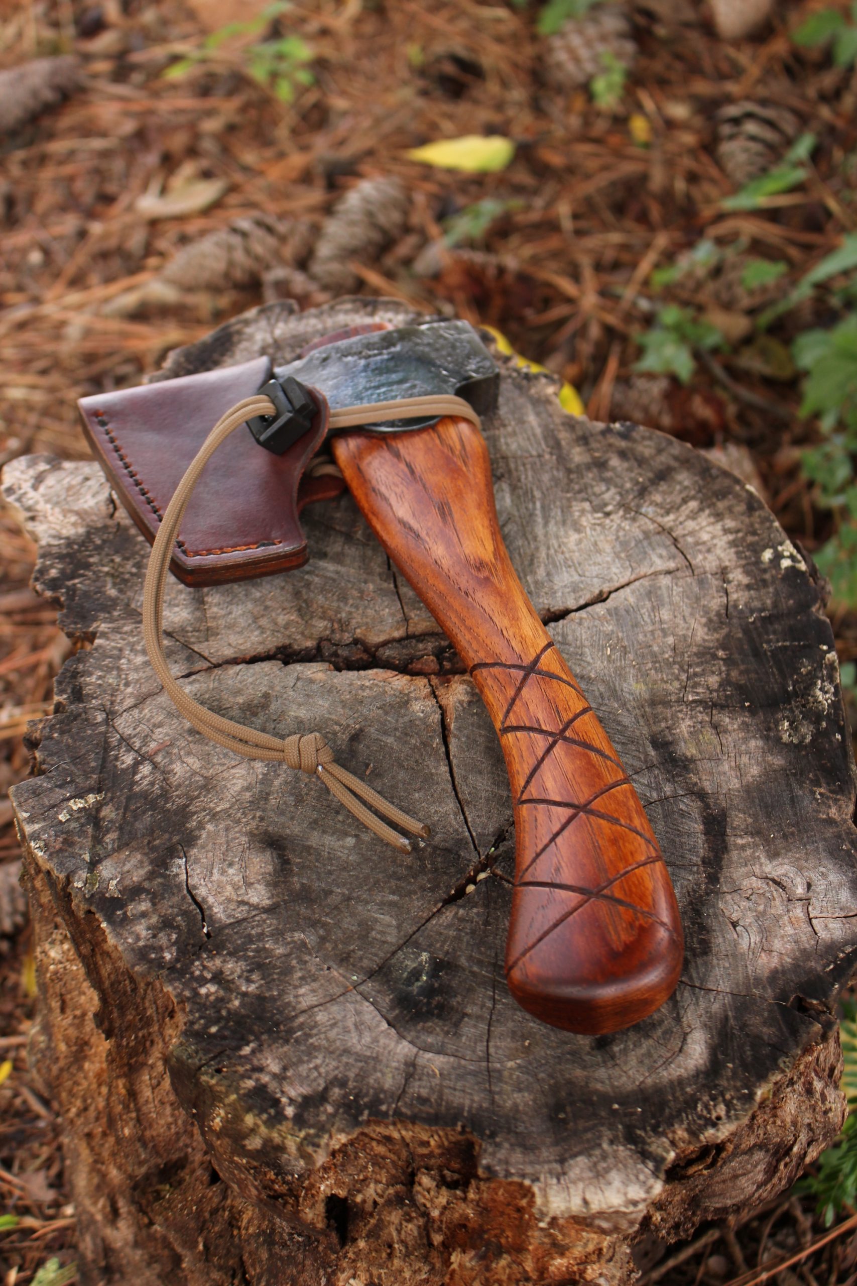 handmade, usa made, usa made axe, hatchet, chopping, wood chopping, outdoor, outdoorsman, survival, backwoodsman, hickory, axe made in america, axes made in the usa, ike bullington, wolf valley forge, valley forge, pack axe, back packing, camping, trail axe, hunting axe, trappers axe, camp axe, bush axe, belt axe, pack axe, leather shoulder rig, chopping axe, leather axe carrier, shoulder sling for axe, carpenter's axe, Wolf Valley Forge, Wolf Valley Forge axe release, Axe Wax, haversack, go back, man purse, man bag, canvas bag, reenactor, reenacting