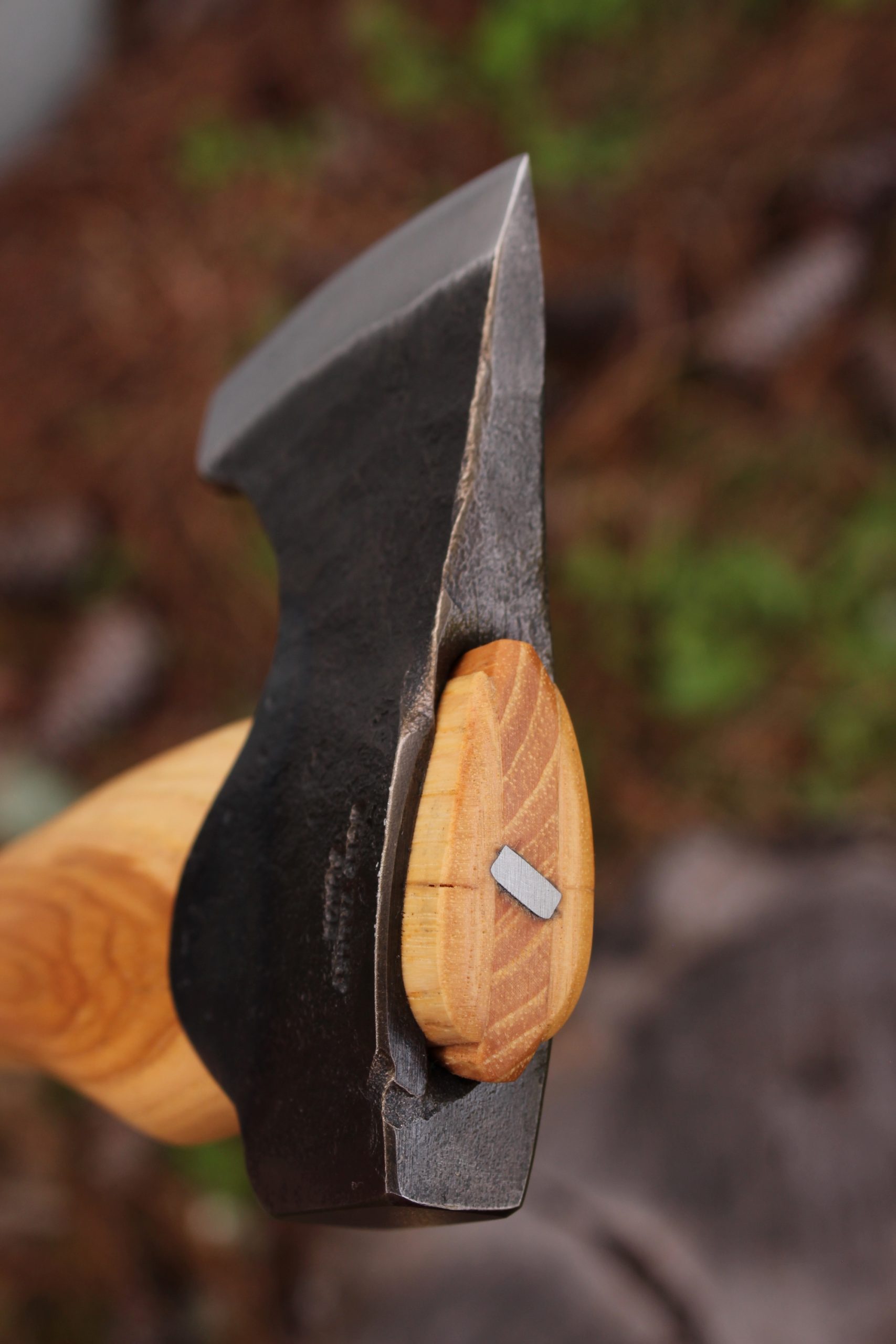 handmade, usa made, usa made axe, hatchet, chopping, wood chopping, outdoor, outdoorsman, survival, backwoodsman, hickory, axe made in america, axes made in the usa, ike bullington, wolf valley forge, valley forge, pack axe, back packing, camping, trail axe, hunting axe, trappers axe, camp axe, bush axe, belt axe, pack axe, leather shoulder rig, chopping axe, leather axe carrier, shoulder sling for axe, carpenter's axe, Wolf Valley Forge, Wolf Valley Forge axe release, Axe Wax, haversack, go back, man purse, man bag, canvas bag, reenactor, reenacting