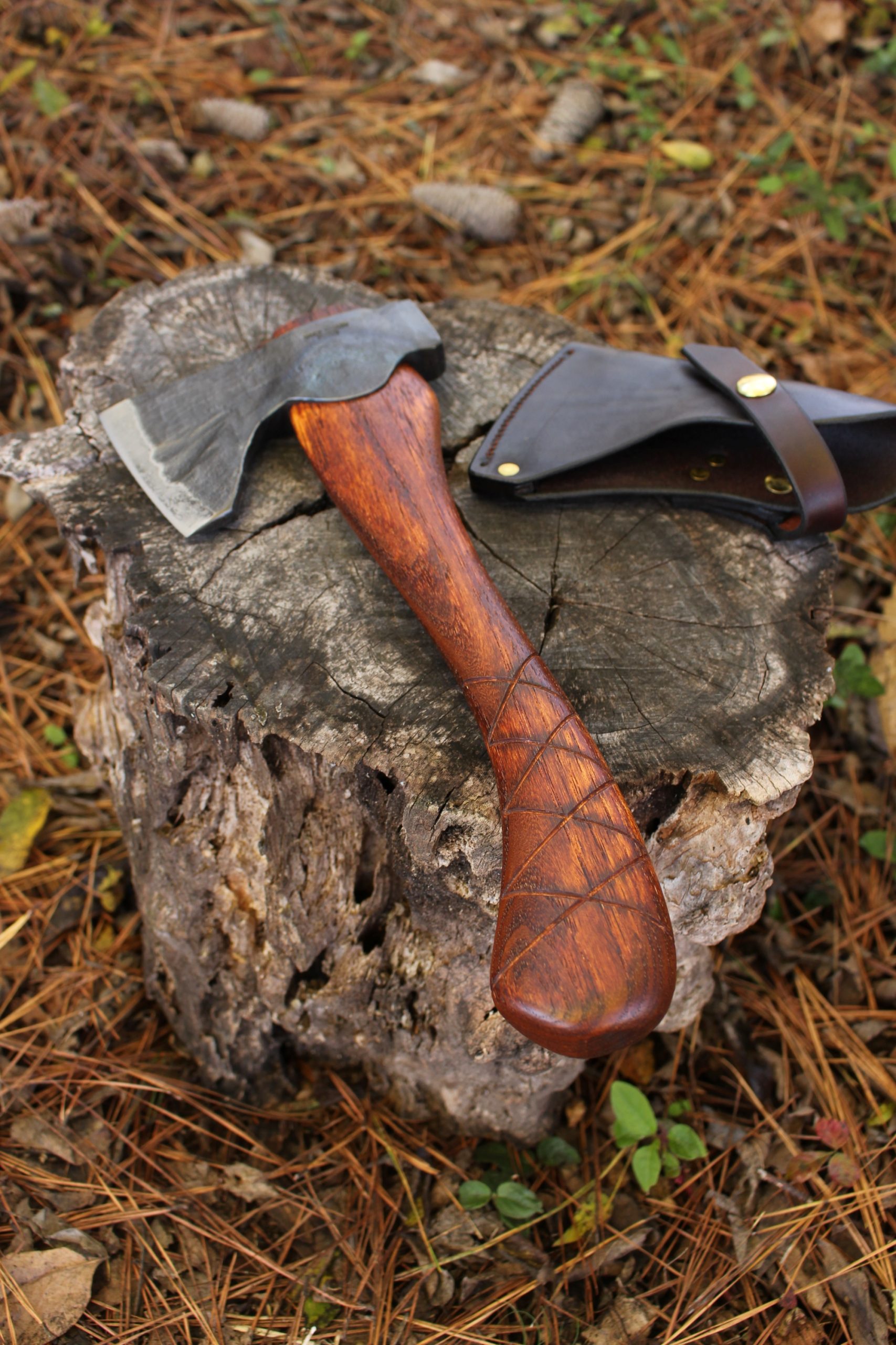handmade, usa made, usa made axe, hatchet, chopping, wood chopping, outdoor, outdoorsman, survival, backwoodsman, hickory, axe made in america, axes made in the usa, ike bullington, wolf valley forge, valley forge, pack axe, back packing, camping, trail axe, hunting axe, trappers axe, camp axe, bush axe, belt axe, pack axe, leather shoulder rig, chopping axe, leather axe carrier, shoulder sling for axe, carpenter's axe, Wolf Valley Forge, Wolf Valley Forge axe release, Axe Wax, haversack, go back, man purse, man bag, canvas bag, reenactor, reenacting