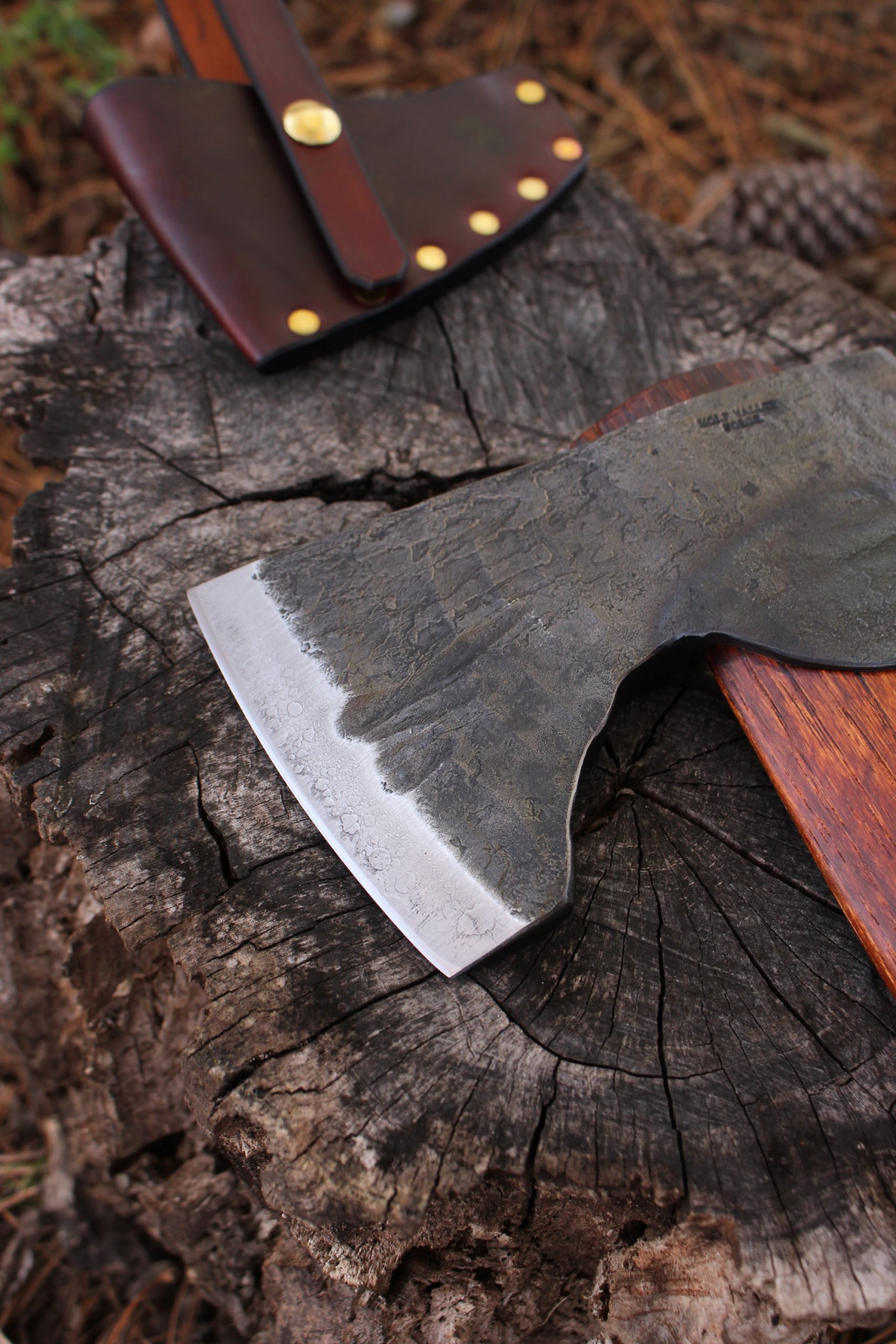 handmade, usa made, usa made axe, hatchet, chopping, wood chopping, outdoor, outdoorsman, survival, backwoodsman, hickory, axe made in america, axes made in the usa, ike bullington, wolf valley forge, valley forge, pack axe, back packing, camping, trail axe, hunting axe, trappers axe, camp axe, bush axe, belt axe, pack axe, leather shoulder rig, chopping axe, leather axe carrier, shoulder sling for axe, carpenter's axe, Wolf Valley Forge, Wolf Valley Forge axe release, Axe Wax, haversack, go back, man purse, man bag, canvas bag, reenactor, reenacting, Trekker Axe, Axe Life