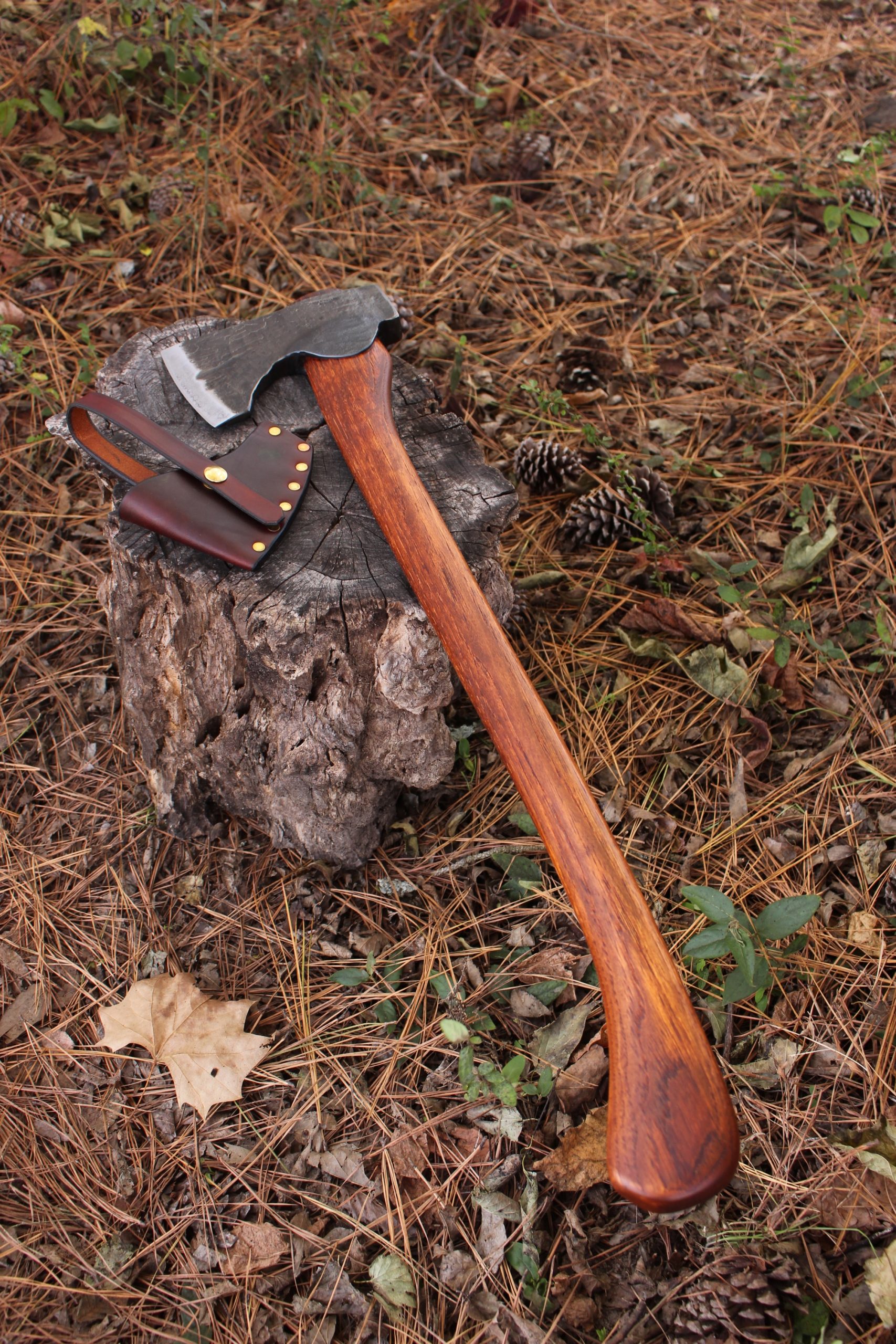 handmade, usa made, usa made axe, hatchet, chopping, wood chopping, outdoor, outdoorsman, survival, backwoodsman, hickory, axe made in america, axes made in the usa, ike bullington, wolf valley forge, valley forge, pack axe, back packing, camping, trail axe, hunting axe, trappers axe, camp axe, bush axe, belt axe, pack axe, leather shoulder rig, chopping axe, leather axe carrier, shoulder sling for axe, carpenter's axe, Wolf Valley Forge, Wolf Valley Forge axe release, Axe Wax, haversack, go back, man purse, man bag, canvas bag, reenactor, reenacting, Trekker Axe, Axe Life