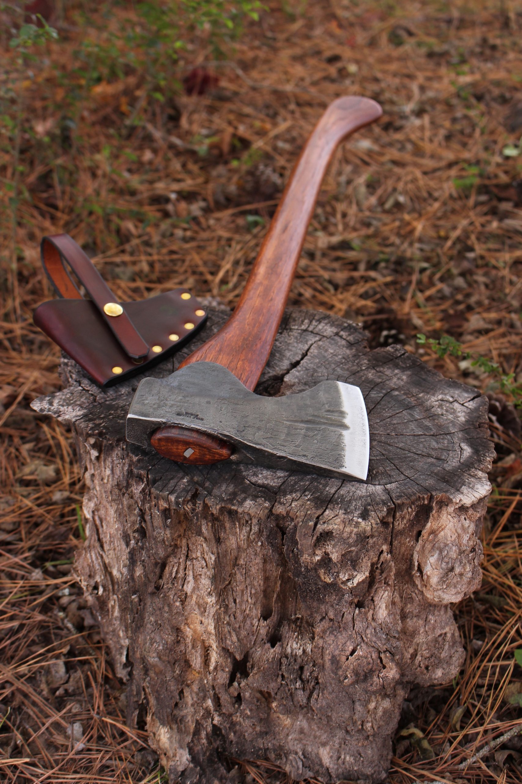 handmade, usa made, usa made axe, hatchet, chopping, wood chopping, outdoor, outdoorsman, survival, backwoodsman, hickory, axe made in america, axes made in the usa, ike bullington, wolf valley forge, valley forge, pack axe, back packing, camping, trail axe, hunting axe, trappers axe, camp axe, bush axe, belt axe, pack axe, leather shoulder rig, chopping axe, leather axe carrier, shoulder sling for axe, carpenter's axe, Wolf Valley Forge, Wolf Valley Forge axe release, Axe Wax, haversack, go back, man purse, man bag, canvas bag, reenactor, reenacting, Trekker Axe, Axe Life