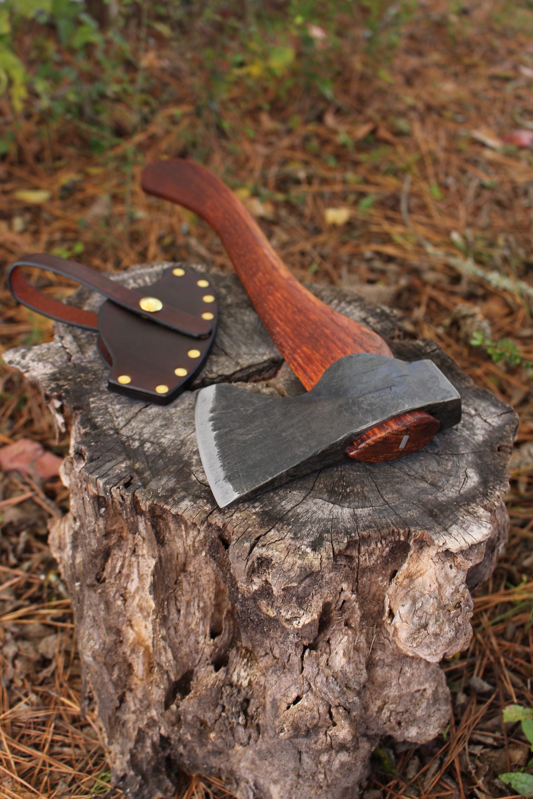 handmade, usa made, usa made axe, hatchet, chopping, wood chopping, outdoor, outdoorsman, survival, backwoodsman, hickory, axe made in america, axes made in the usa, ike bullington, wolf valley forge, valley forge, pack axe, back packing, camping, trail axe, hunting axe, trappers axe, camp axe, bush axe, belt axe, pack axe, leather shoulder rig, chopping axe, leather axe carrier, shoulder sling for axe, carpenter's axe, Wolf Valley Forge, Wolf Valley Forge axe release, Axe Wax, haversack, go back, man purse, man bag, canvas bag, reenactor, reenacting