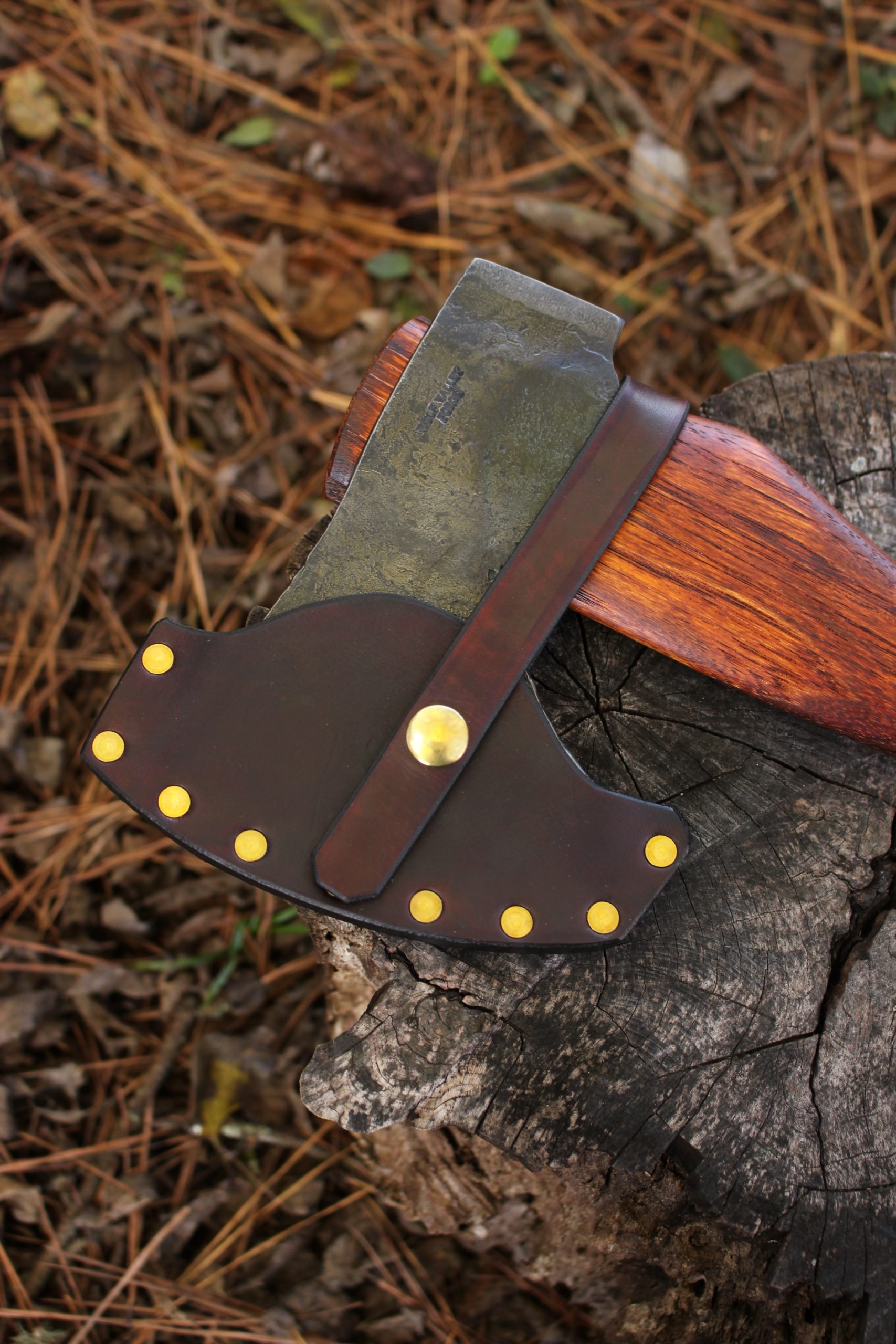 handmade, usa made, usa made axe, hatchet, chopping, wood chopping, outdoor, outdoorsman, survival, backwoodsman, hickory, axe made in america, axes made in the usa, ike bullington, wolf valley forge, valley forge, pack axe, back packing, camping, trail axe, hunting axe, trappers axe, camp axe, bush axe, belt axe, pack axe, leather shoulder rig, chopping axe, leather axe carrier, shoulder sling for axe, carpenter's axe, Wolf Valley Forge, Wolf Valley Forge axe release, Axe Wax, haversack, go back, man purse, man bag, canvas bag, reenactor, reenacting