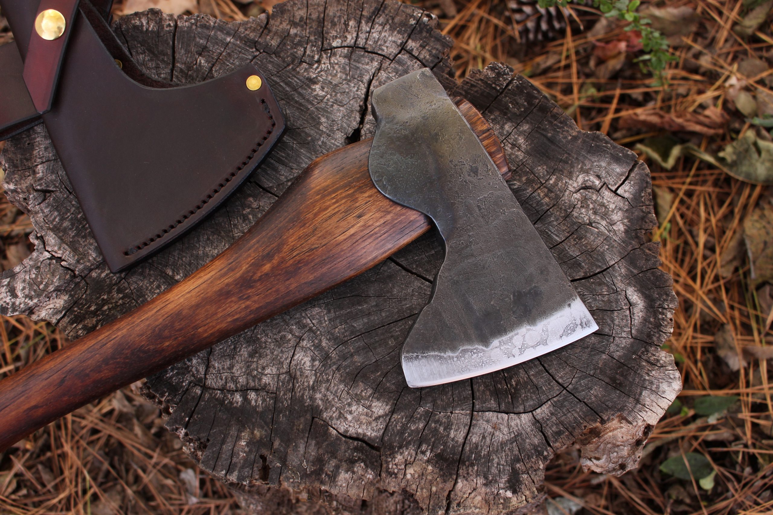 handmade, usa made, usa made axe, hatchet, chopping, wood chopping, outdoor, outdoorsman, survival, backwoodsman, hickory, axe made in america, axes made in the usa, ike bullington, wolf valley forge, valley forge, pack axe, back packing, camping, trail axe, hunting axe, trappers axe, camp axe, bush axe, belt axe, pack axe, leather shoulder rig, chopping axe, leather axe carrier, shoulder sling for axe, carpenter's axe, Wolf Valley Forge, Wolf Valley Forge axe release, Axe Wax, haversack, go back, man purse, man bag, canvas bag, reenactor, reenacting, handforged