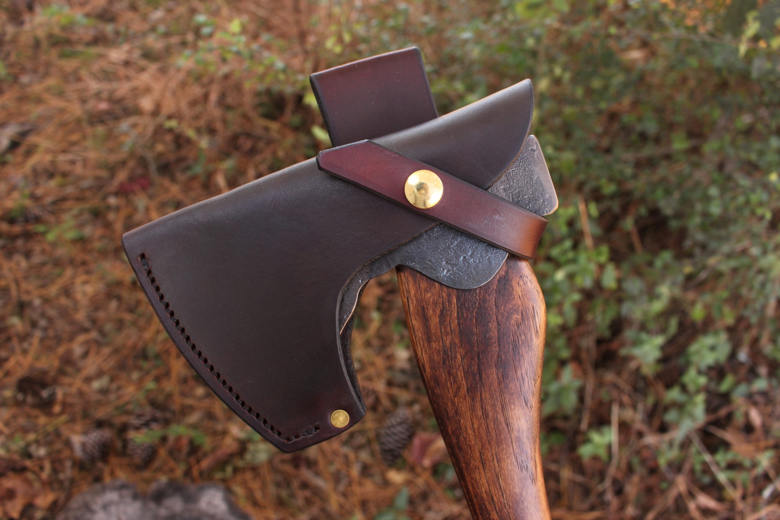 handmade, usa made, usa made axe, hatchet, chopping, wood chopping, outdoor, outdoorsman, survival, backwoodsman, hickory, axe made in america, axes made in the usa, ike bullington, wolf valley forge, valley forge, pack axe, back packing, camping, trail axe, hunting axe, trappers axe, camp axe, bush axe, belt axe, pack axe, leather shoulder rig, chopping axe, leather axe carrier, shoulder sling for axe, carpenter's axe, Wolf Valley Forge, Wolf Valley Forge axe release, Axe Wax, haversack, go back, man purse, man bag, canvas bag, reenactor, reenacting, handforged