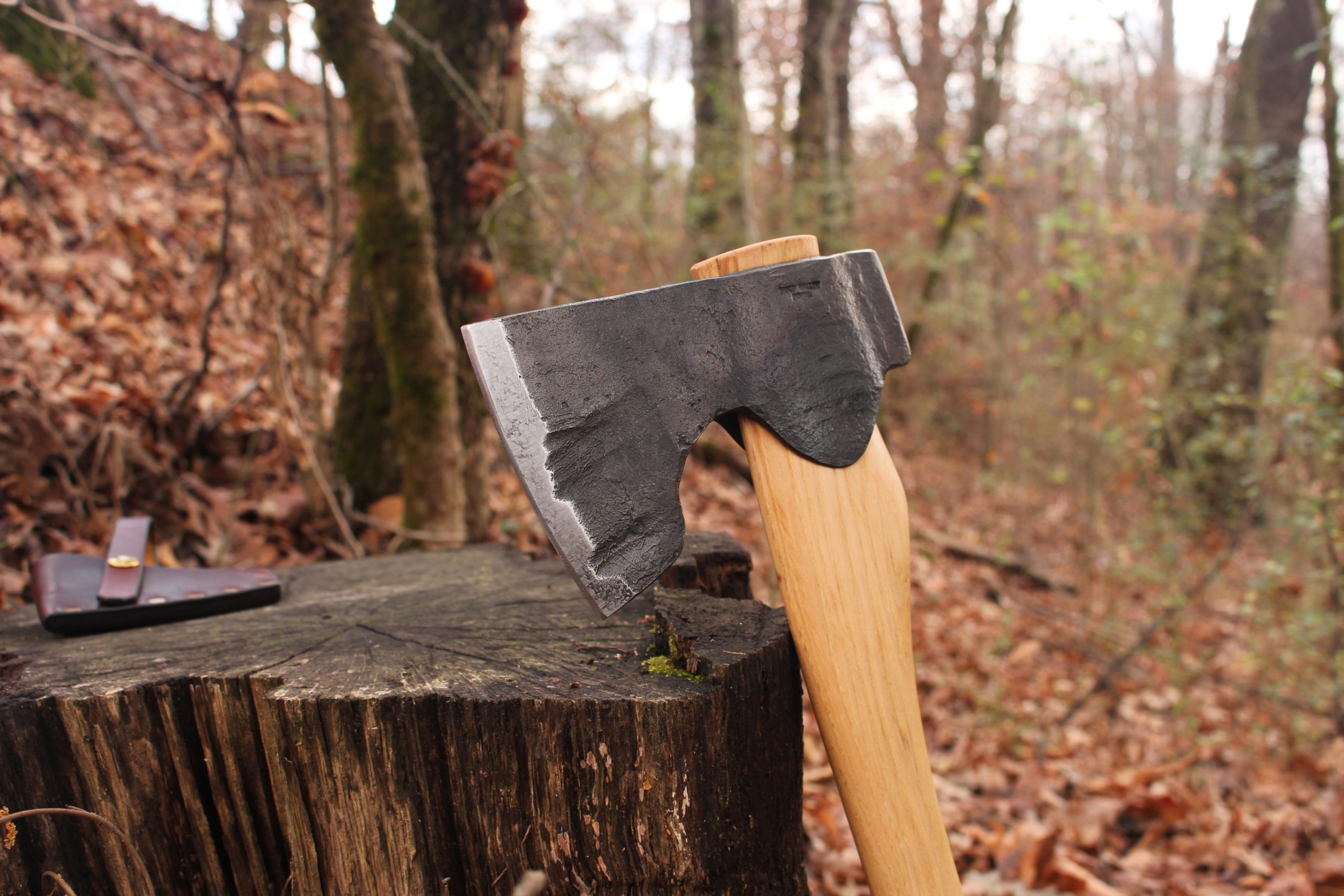 handmade, usa made, usa made axe, hatchet, chopping, wood chopping, outdoor, outdoorsman, survival, backwoodsman, hickory, axe made in america, axes made in the usa, ike bullington, wolf valley forge, valley forge, pack axe, back packing, camping, trail axe, hunting axe, trappers axe, camp axe, bush axe, belt axe, pack axe, leather shoulder rig, chopping axe, leather axe carrier, shoulder sling for axe, carpenter's axe, Wolf Valley Forge, Wolf Valley Forge axe release, Axe Wax, haversack, go back, man purse, man bag, canvas bag, reenactor, reenacting, Trekker Axe, Axe Life