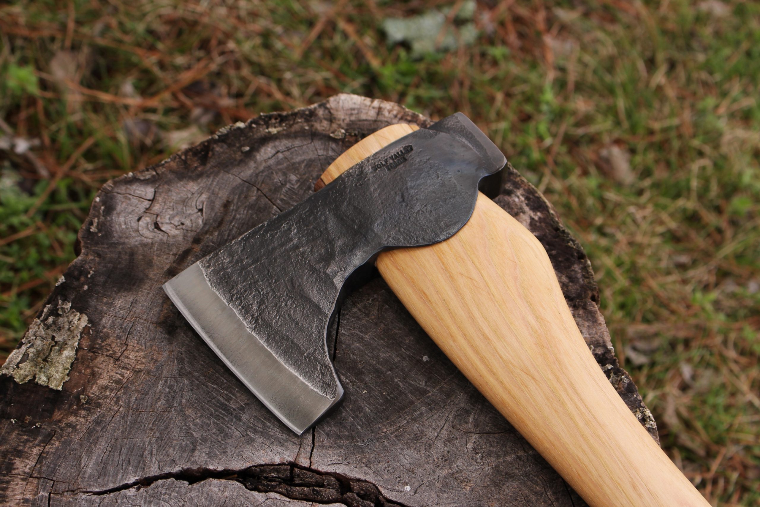 handmade, usa made, usa made axe, hatchet, chopping, wood chopping, outdoor, outdoorsman, survival, backwoodsman, hickory, axe made in america, axes made in the usa, ike bullington, wolf valley forge, valley forge, pack axe, back packing, camping, trail axe, hunting axe, trappers axe, camp axe, bush axe, belt axe, pack axe, leather shoulder rig, chopping axe, leather axe carrier, shoulder sling for axe, carpenter's axe, Wolf Valley Forge, Wolf Valley Forge axe release, Axe Wax, haversack, go bag, man purse, man bag, canvas bag, reenactor, reenacting, Trekker Axe, Axe Life, Splitting Wedge, Handforged, Wedge