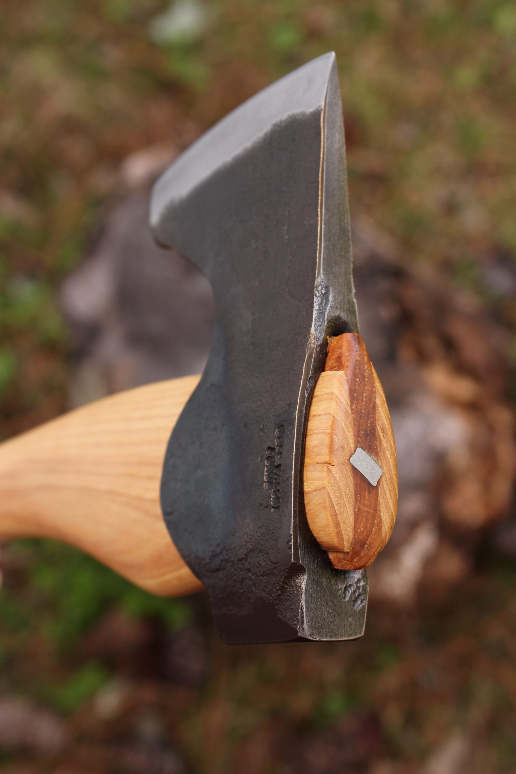 handmade, usa made, usa made axe, hatchet, chopping, wood chopping, outdoor, outdoorsman, survival, backwoodsman, hickory, axe made in america, axes made in the usa, ike bullington, wolf valley forge, valley forge, pack axe, back packing, camping, trail axe, hunting axe, trappers axe, camp axe, bush axe, belt axe, pack axe, leather shoulder rig, chopping axe, leather axe carrier, shoulder sling for axe, carpenter's axe, Wolf Valley Forge, Wolf Valley Forge axe release, Axe Wax, haversack, go bag, man purse, man bag, canvas bag, reenactor, reenacting, Trekker Axe, Axe Life, Splitting Wedge, Handforged, Wedge