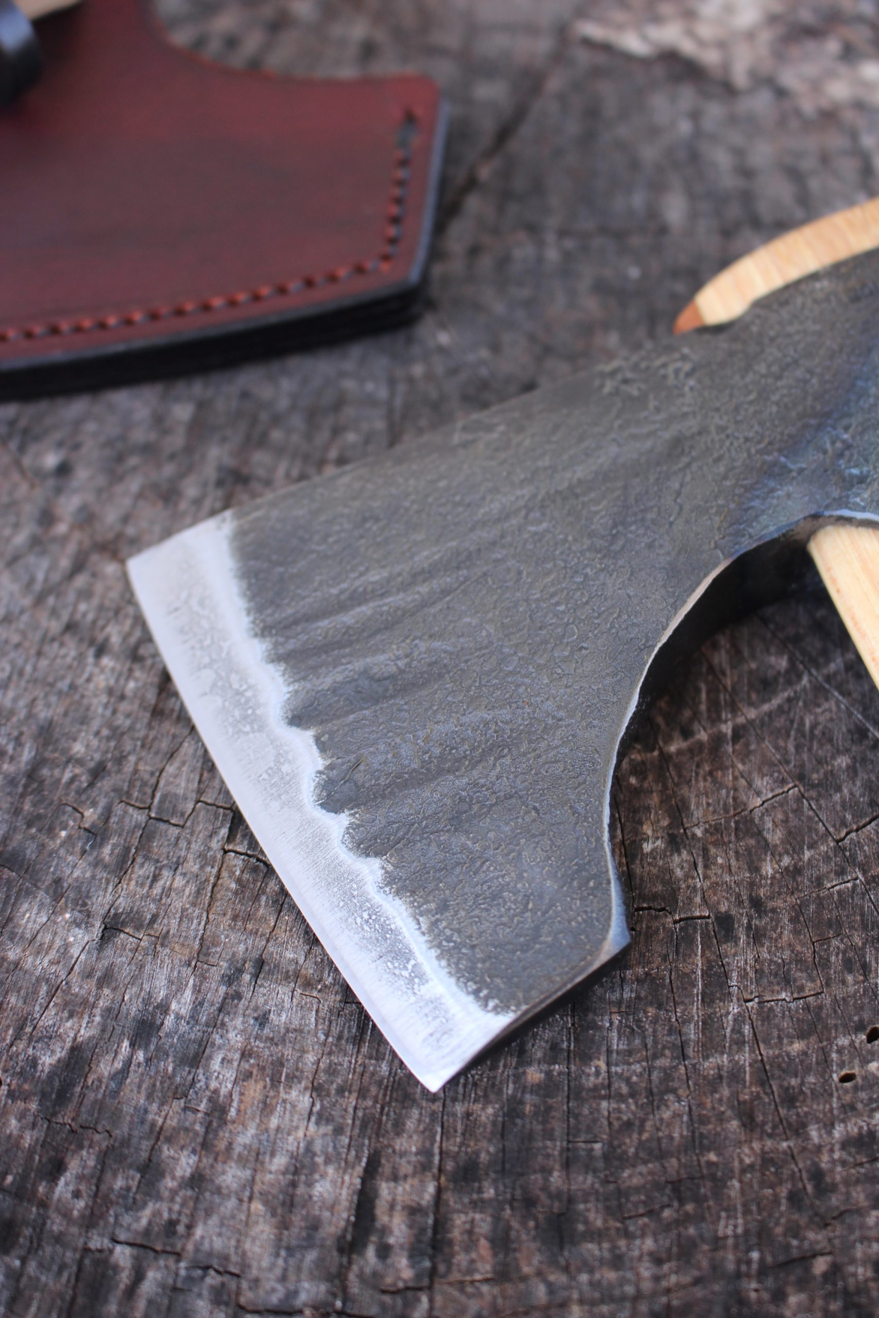 handmade, usa made, usa made axe, hatchet, chopping, wood chopping, outdoor, outdoorsman, survival, backwoodsman, hickory, axe made in america, axes made in the usa, ike bullington, wolf valley forge, valley forge, pack axe, back packing, camping, trail axe, hunting axe, trappers axe, camp axe, bush axe, belt axe, pack axe, leather shoulder rig, chopping axe, leather axe carrier, shoulder sling for axe, carpenter's axe, Wolf Valley Forge, Wolf Valley Forge axe release, Axe Wax, haversack, go back, man purse, man bag, canvas bag, reenactor, reenacting, Trekker Axe, Axe Life, handforged