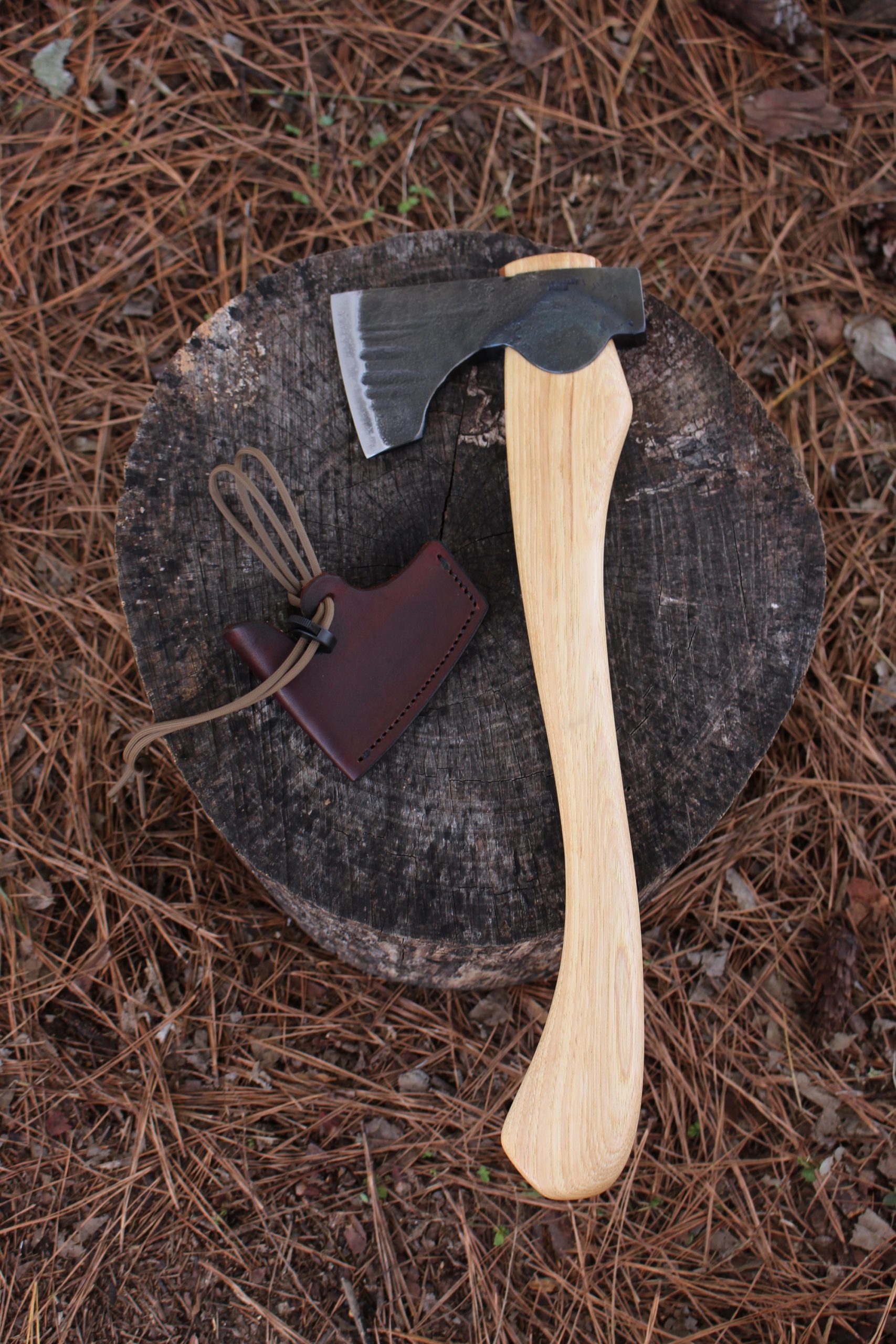 handmade, usa made, usa made axe, hatchet, chopping, wood chopping, outdoor, outdoorsman, survival, backwoodsman, hickory, axe made in america, axes made in the usa, ike bullington, wolf valley forge, valley forge, pack axe, back packing, camping, trail axe, hunting axe, trappers axe, camp axe, bush axe, belt axe, pack axe, leather shoulder rig, chopping axe, leather axe carrier, shoulder sling for axe, carpenter's axe, Wolf Valley Forge, Wolf Valley Forge axe release, Axe Wax, haversack, go back, man purse, man bag, canvas bag, reenactor, reenacting, Trekker Axe, Axe Life, handforged