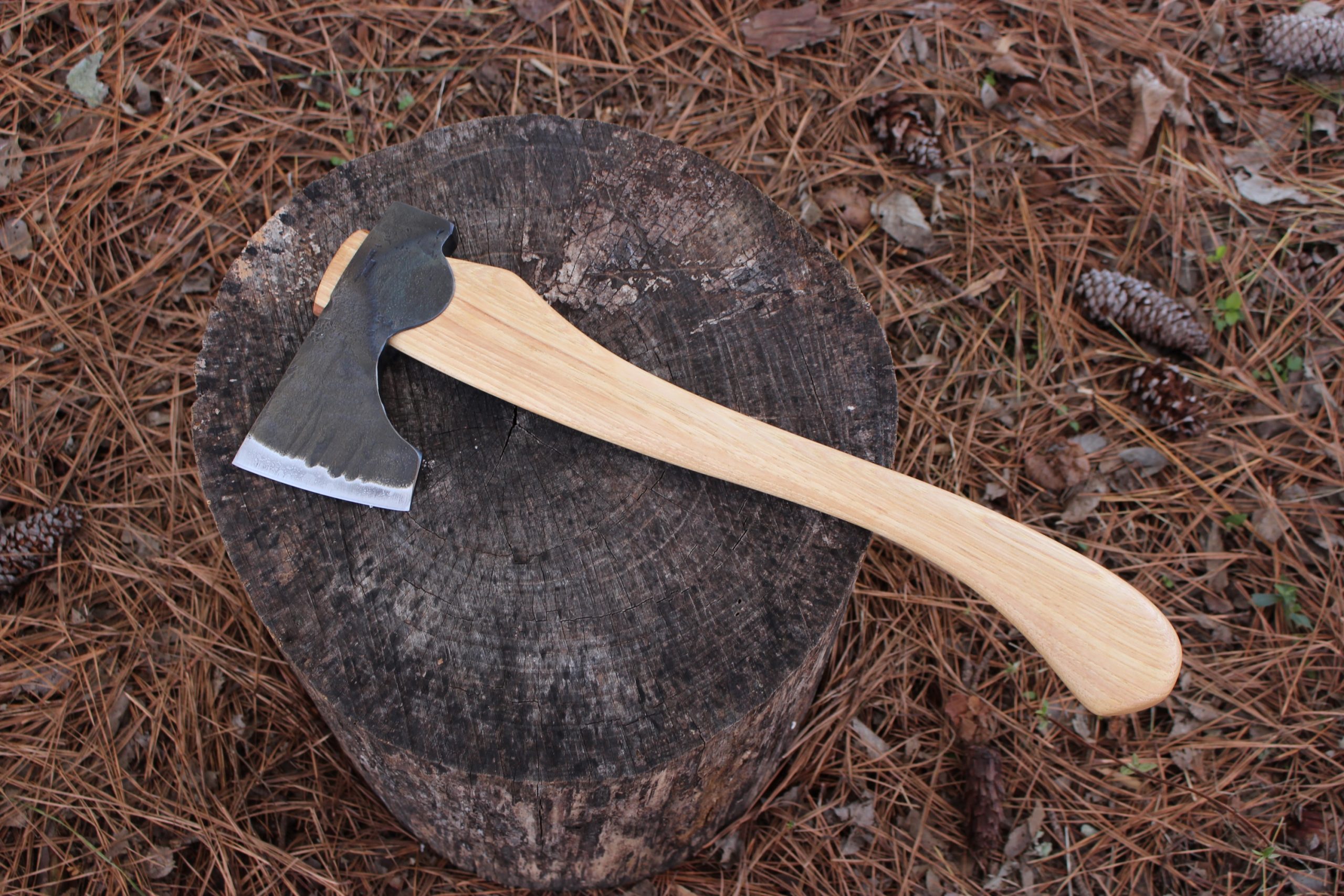 handmade, usa made, usa made axe, hatchet, chopping, wood chopping, outdoor, outdoorsman, survival, backwoodsman, hickory, axe made in america, axes made in the usa, ike bullington, wolf valley forge, valley forge, pack axe, back packing, camping, trail axe, hunting axe, trappers axe, camp axe, bush axe, belt axe, pack axe, leather shoulder rig, chopping axe, leather axe carrier, shoulder sling for axe, carpenter's axe, Wolf Valley Forge, Wolf Valley Forge axe release, Axe Wax, haversack, go back, man purse, man bag, canvas bag, reenactor, reenacting, Trekker Axe, Axe Life, handforged