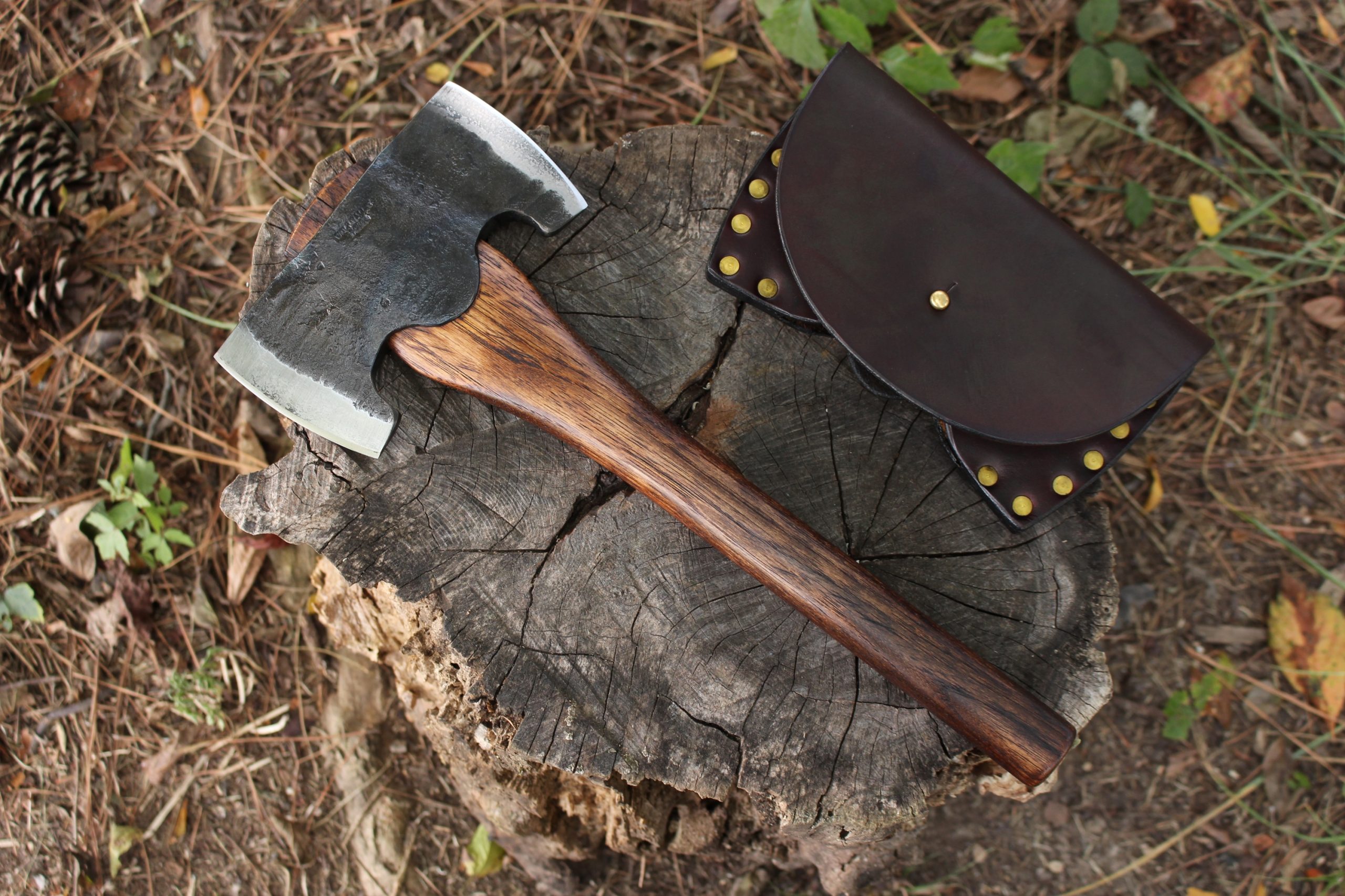 handmade, usa made, usa made axe, hatchet, chopping, wood chopping, outdoor, outdoorsman, survival, backwoodsman, hickory, axe made in america, axes made in the usa, ike bullington, nessmuk reproduction, wolf valley forge, valley forge, pack axe, back packing, camping, trail axe, hunting axe, trappers axe, camp axe, bush axe, belt axe, pack axe, leather shoulder rig, chopping axe, leather axe carrier, shoulder sling for axe, carpenter's axe, Wolf Valley Forge, Wolf Valley Forge axe release, Axe Wax, haversack, go bag, man purse, man bag, canvas bag, reenactor, reenacting, Trekker Axe, Axe Life, Splitting Wedge, Handforged, Wedge
