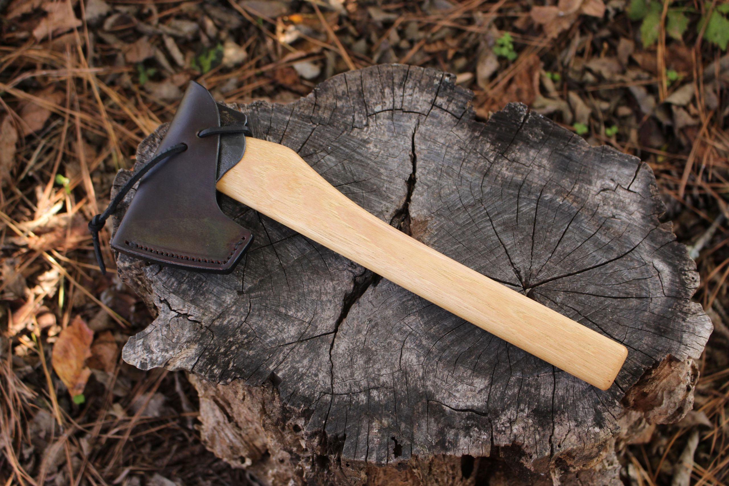handmade, usa made, usa made axe, hatchet, chopping, wood chopping, outdoor, outdoorsman, survival, backwoodsman, hickory, axe made in america, axes made in the usa, ike bullington, wolf valley forge, valley forge, pack axe, back packing, camping, trail axe, hunting axe, trappers axe, camp axe, bush axe, belt axe, pack axe, leather shoulder rig, chopping axe, leather axe carrier, shoulder sling for axe, carpenter's axe, Wolf Valley Forge, Wolf Valley Forge axe release, Axe Wax, haversack, go back, man purse, man bag, canvas bag, reenactor, reenacting, Trekker Axe, Axe Life