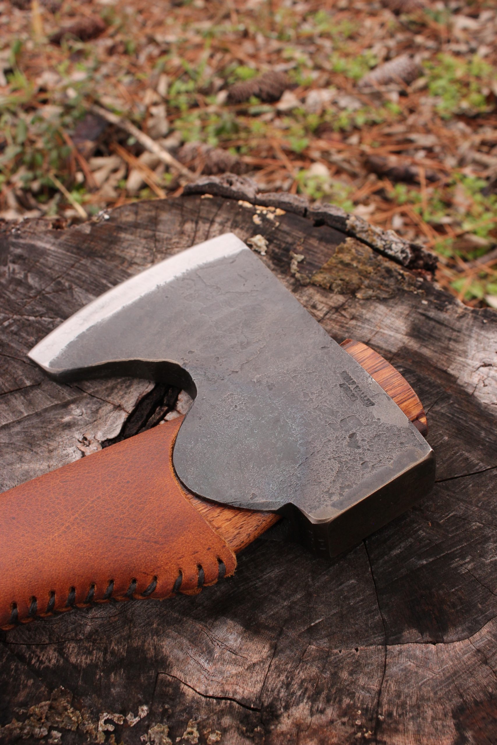 handmade, usa made, usa made axe, hatchet, chopping, wood chopping, outdoor, outdoorsman, survival, backwoodsman, hickory, axe made in america, axes made in the usa, ike bullington, wolf valley forge, valley forge, pack axe, back packing, camping, trail axe, hunting axe, trappers axe, camp axe, bush axe, belt axe, pack axe, leather shoulder rig, chopping axe, leather axe carrier, shoulder sling for axe, carpenter's axe, Wolf Valley Forge, Wolf Valley Forge axe release, Axe Wax, haversack, go back, man purse, man bag, canvas bag, reenactor, reenacting, Trekker Axe, Axe Life, handforged