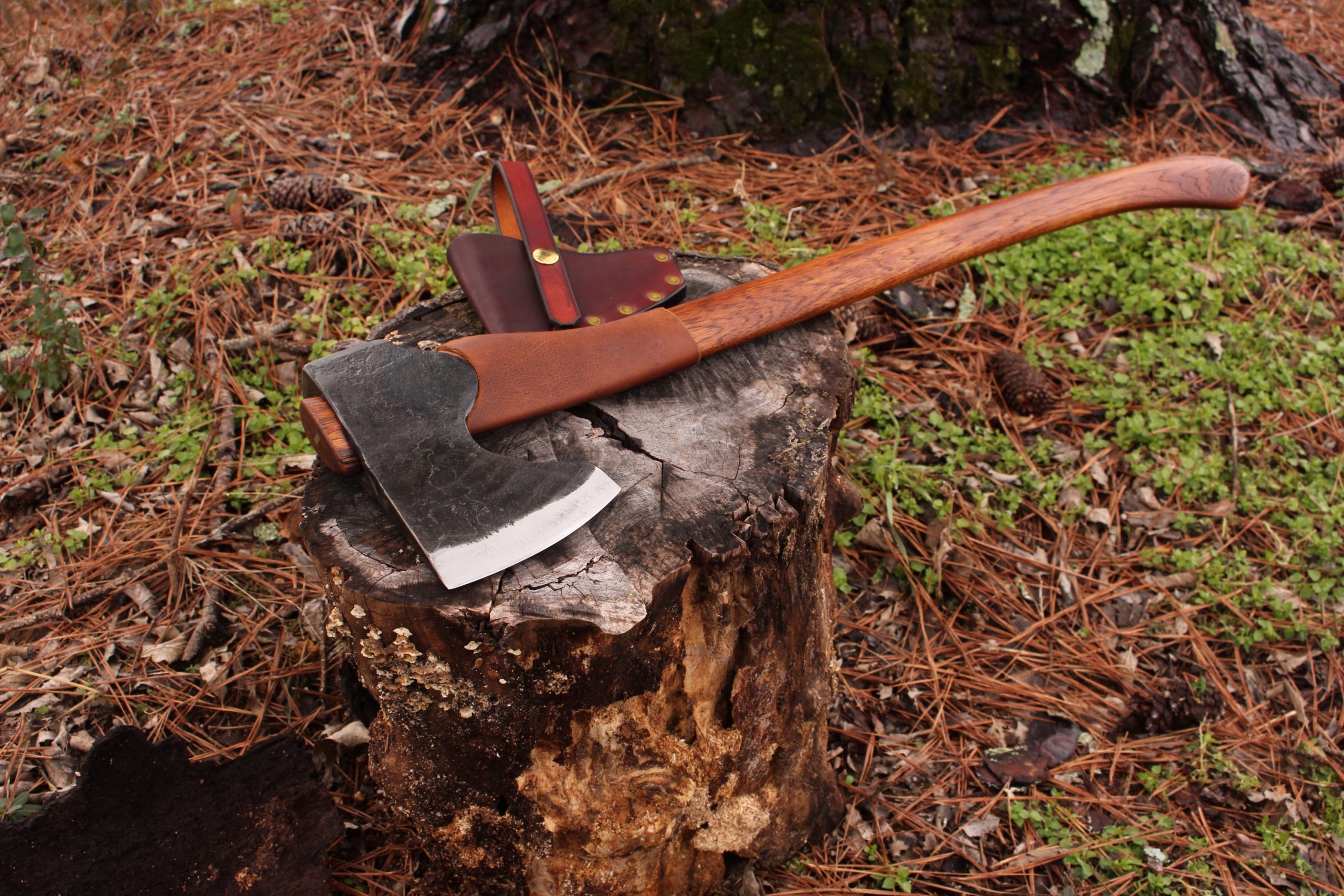 handmade, usa made, usa made axe, hatchet, chopping, wood chopping, outdoor, outdoorsman, survival, backwoodsman, hickory, axe made in america, axes made in the usa, ike bullington, wolf valley forge, valley forge, pack axe, back packing, camping, trail axe, hunting axe, trappers axe, camp axe, bush axe, belt axe, pack axe, leather shoulder rig, chopping axe, leather axe carrier, shoulder sling for axe, carpenter's axe, Wolf Valley Forge, Wolf Valley Forge axe release, Axe Wax, haversack, go back, man purse, man bag, canvas bag, reenactor, reenacting, Trekker Axe, Axe Life, handforged