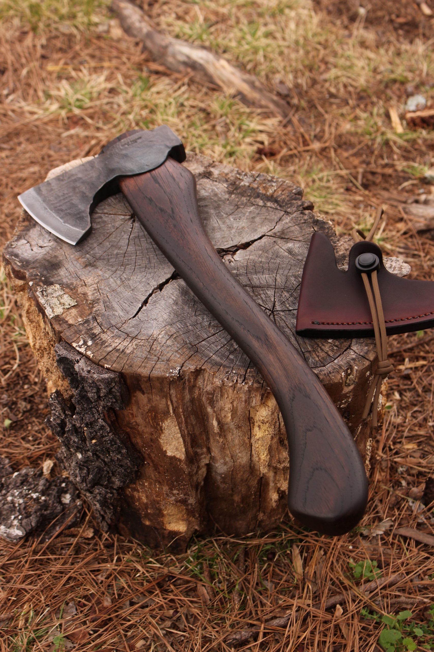 handmade, usa made, usa made axe, hatchet, chopping, wood chopping, outdoor, outdoorsman, survival, backwoodsman, hickory, axe made in america, axes made in the usa, ike bullington, wolf valley forge, valley forge, pack axe, back packing, camping, trail axe, hunting axe, trappers axe, camp axe, bush axe, belt axe, pack axe, leather shoulder rig, chopping axe, leather axe carrier, shoulder sling for axe, carpenter's axe, Wolf Valley Forge, Wolf Valley Forge axe release, Axe Wax, haversack, go bag, man purse, man bag, canvas bag, reenactor, reenacting, Trekker Axe, Axe Life, Splitting Wedge, Handforged, Wedge