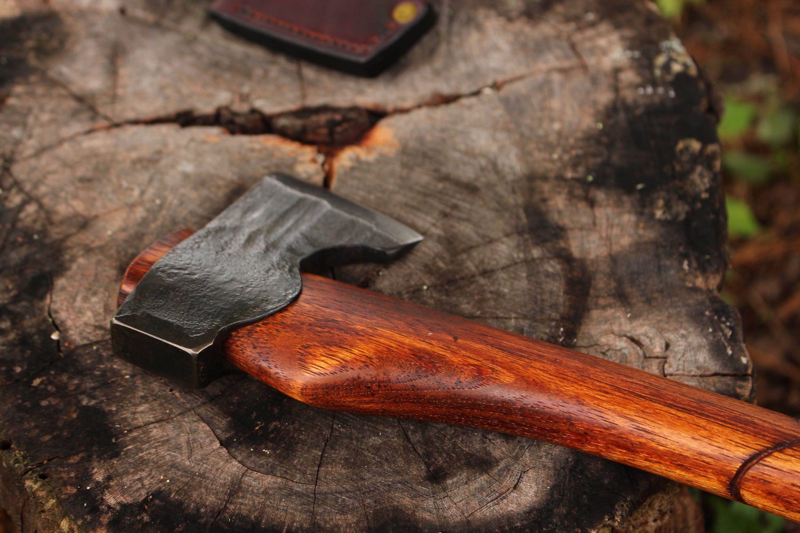 handmade, usa made, usa made axe, hatchet, chopping, wood chopping, outdoor, outdoorsman, survival, backwoodsman, hickory, axe made in america, axes made in the usa, ike bullington, wolf valley forge, valley forge, pack axe, back packing, camping, trail axe, hunting axe, trappers axe, camp axe, bush axe, belt axe, pack axe, leather shoulder rig, chopping axe, leather axe carrier, shoulder sling for axe, carpenter's axe, Wolf Valley Forge, Wolf Valley Forge axe release, Axe Wax, haversack, go bag, man purse, man bag, canvas bag, reenactor, reenacting, Trekker Axe, Axe Life, Splitting Wedge, Handforged, Wedge