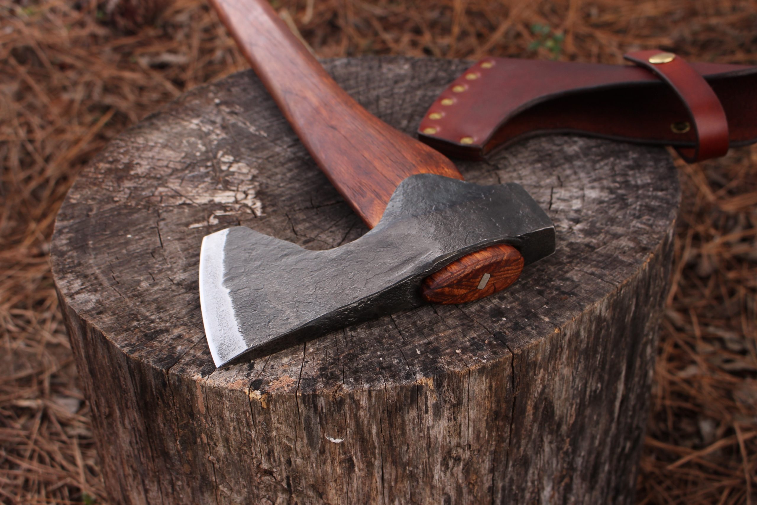 handmade, usa made, usa made axe, hatchet, chopping, wood chopping, outdoor, outdoorsman, survival, backwoodsman, hickory, axe made in america, axes made in the usa, ike bullington, wolf valley forge, valley forge, pack axe, back packing, camping, trail axe, hunting axe, trappers axe, camp axe, bush axe, belt axe, pack axe, leather shoulder rig, chopping axe, leather axe carrier, shoulder sling for axe, carpenter's axe, Wolf Valley Forge, Wolf Valley Forge axe release, Axe Wax, haversack, go bag, man purse, man bag, canvas bag, reenactor, reenacting, Trekker Axe, Axe Life, Splitting Wedge, Handforged, Wedge