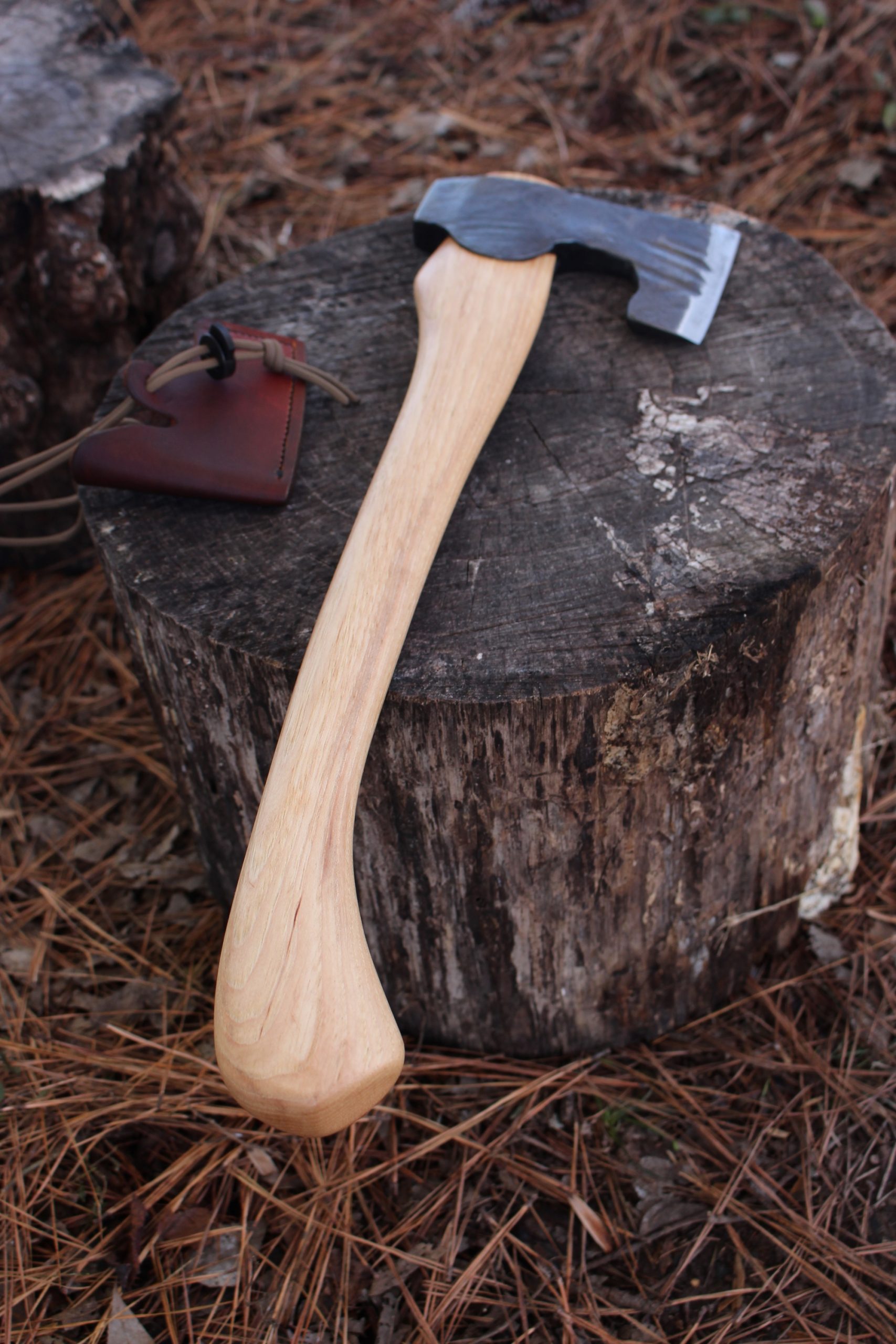 handmade, usa made, usa made axe, hatchet, chopping, wood chopping, outdoor, outdoorsman, survival, backwoodsman, hickory, axe made in america, axes made in the usa, ike bullington, wolf valley forge, valley forge, pack axe, back packing, camping, trail axe, hunting axe, trappers axe, camp axe, bush axe, belt axe, pack axe, leather shoulder rig, chopping axe, leather axe carrier, shoulder sling for axe, carpenter's axe, Wolf Valley Forge, Wolf Valley Forge axe release, Axe Wax, haversack, go back, man purse, man bag, canvas bag, reenactor, reenacting, Trekker Axe, Axe Life