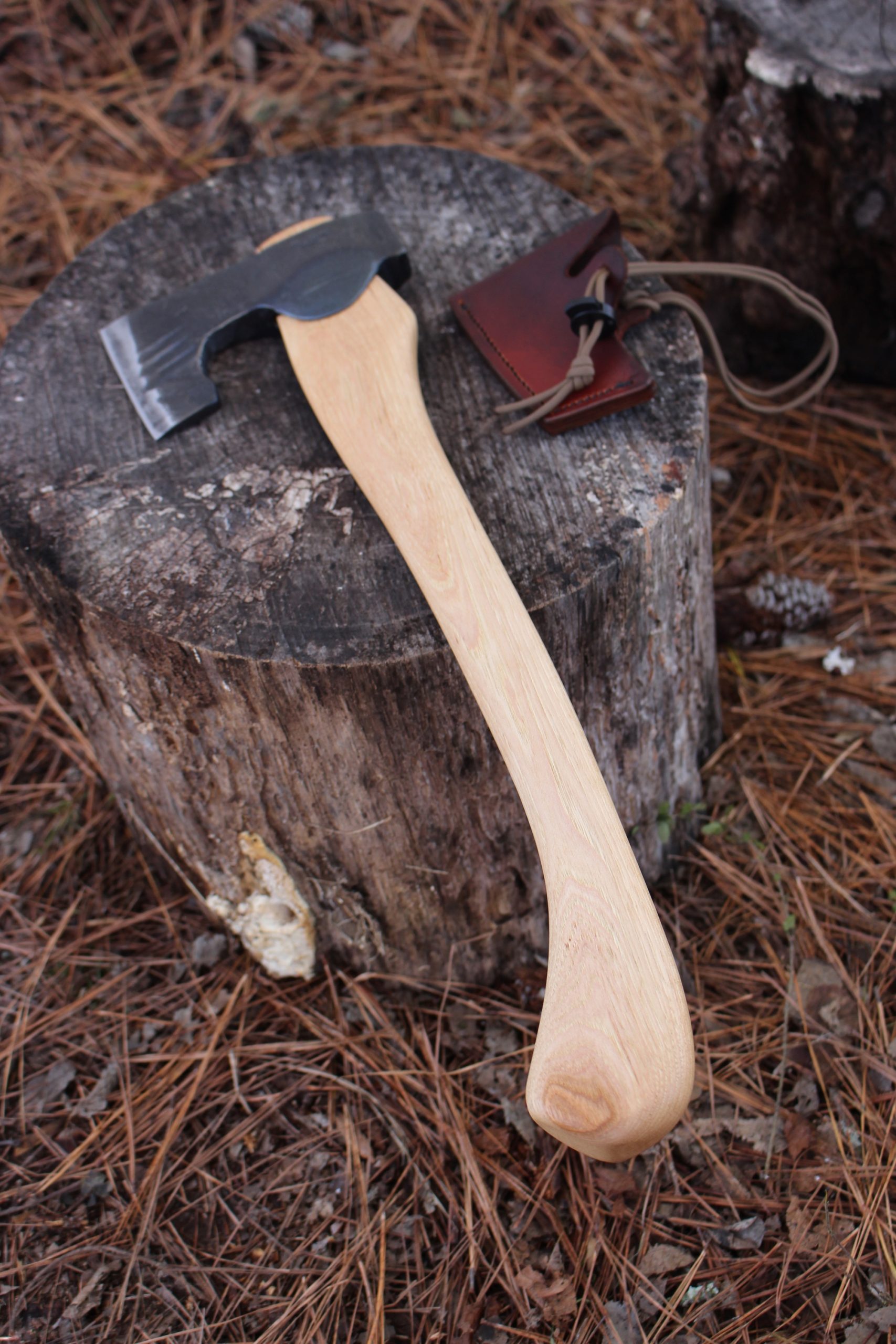 handmade, usa made, usa made axe, hatchet, chopping, wood chopping, outdoor, outdoorsman, survival, backwoodsman, hickory, axe made in america, axes made in the usa, ike bullington, wolf valley forge, valley forge, pack axe, back packing, camping, trail axe, hunting axe, trappers axe, camp axe, bush axe, belt axe, pack axe, leather shoulder rig, chopping axe, leather axe carrier, shoulder sling for axe, carpenter's axe, Wolf Valley Forge, Wolf Valley Forge axe release, Axe Wax, haversack, go back, man purse, man bag, canvas bag, reenactor, reenacting, Trekker Axe, Axe Life
