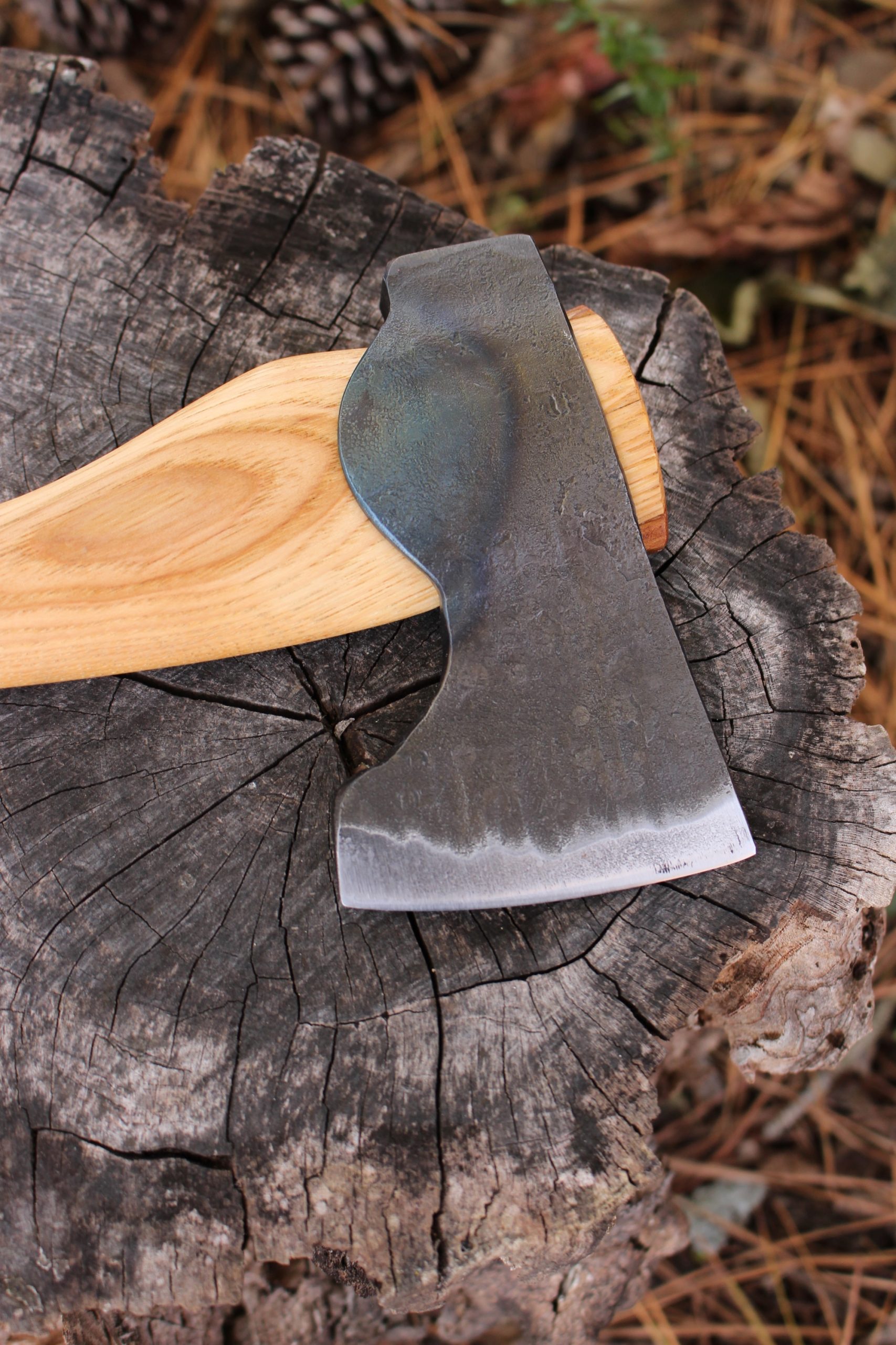 handmade, usa made, usa made axe, hatchet, chopping, wood chopping, outdoor, outdoorsman, survival, backwoodsman, hickory, axe made in america, axes made in the usa, ike bullington, wolf valley forge, valley forge, pack axe, back packing, camping, trail axe, hunting axe, trappers axe, camp axe, bush axe, belt axe, pack axe, leather shoulder rig, chopping axe, leather axe carrier, shoulder sling for axe, carpenter's axe, Wolf Valley Forge, Wolf Valley Forge axe release, Axe Wax, haversack, go bag, man purse, man bag, canvas bag, reenactor, reenacting, Trekker Axe, Axe Life, Splitting Wedge, Handforged, Wedge