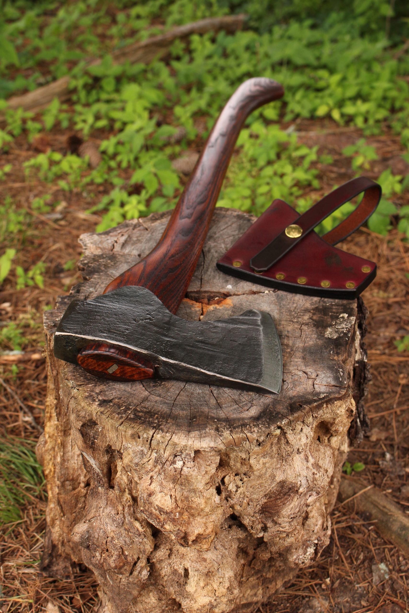 handmade, usa made, usa made axe, hatchet, chopping, wood chopping, outdoor, outdoorsman, survival, backwoodsman, hickory, axe made in america, axes made in the usa, ike bullington, wolf valley forge, valley forge, pack axe, back packing, camping, trail axe, hunting axe, trappers axe, camp axe, bush axe, belt axe, pack axe, leather shoulder rig, chopping axe, leather axe carrier, shoulder sling for axe, carpenter's axe, Wolf Valley Forge, Wolf Valley Forge axe release, Axe Wax, haversack, go back, man purse, man bag, canvas bag, reenactor, reenacting, Trekker Axe, Axe Life