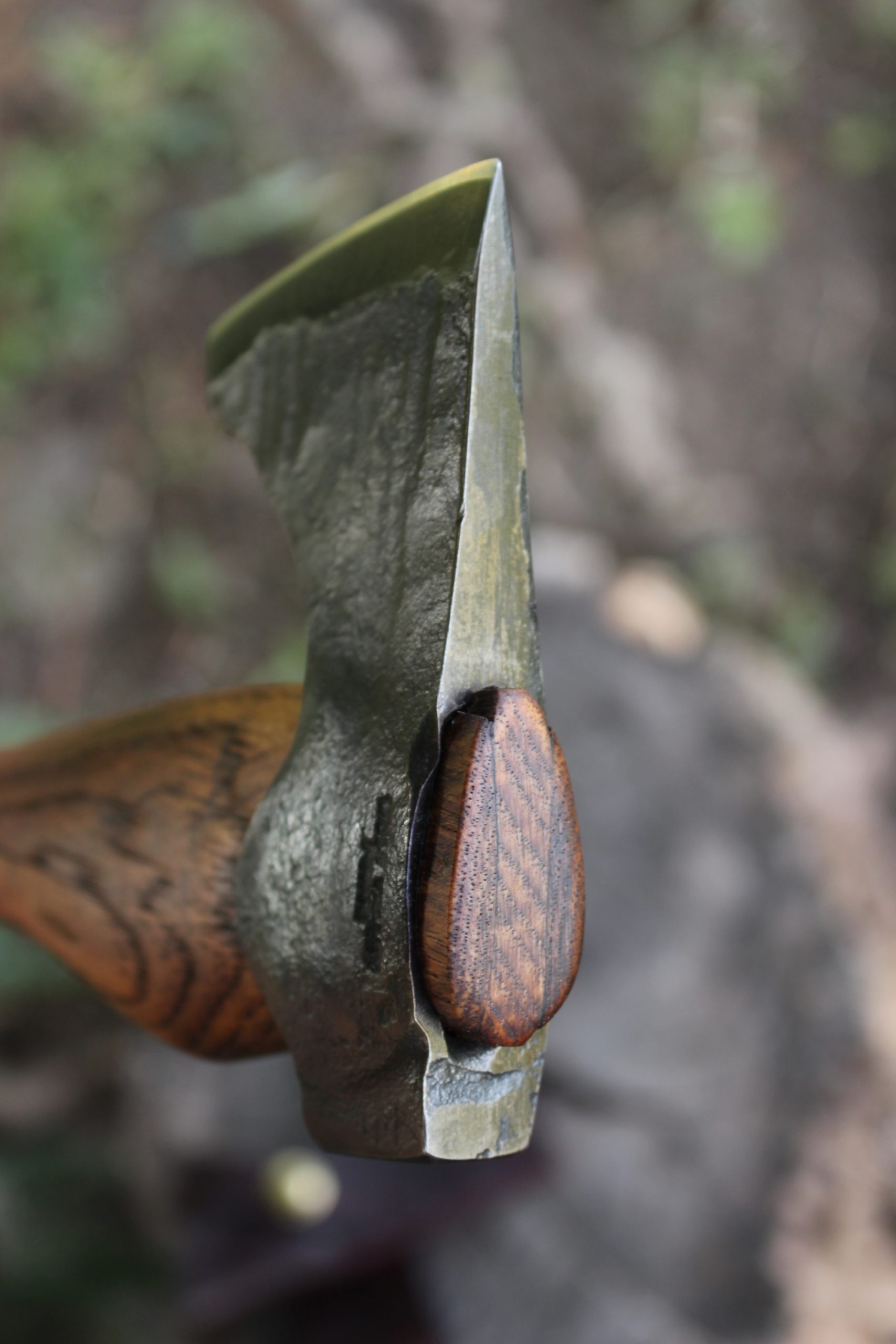 handmade, usa made, usa made axe, hatchet, chopping, wood chopping, outdoor, outdoorsman, survival, backwoodsman, hickory, axe made in america, axes made in the usa, ike bullington, wolf valley forge, valley forge, pack axe, back packing, camping, trail axe, hunting axe, trappers axe, camp axe, bush axe, belt axe, pack axe, leather shoulder rig, chopping axe, leather axe carrier, shoulder sling for axe, carpenter's axe, Wolf Valley Forge, Wolf Valley Forge axe release, Axe Wax, haversack, go back, man purse, man bag, canvas bag, reenactor, reenacting