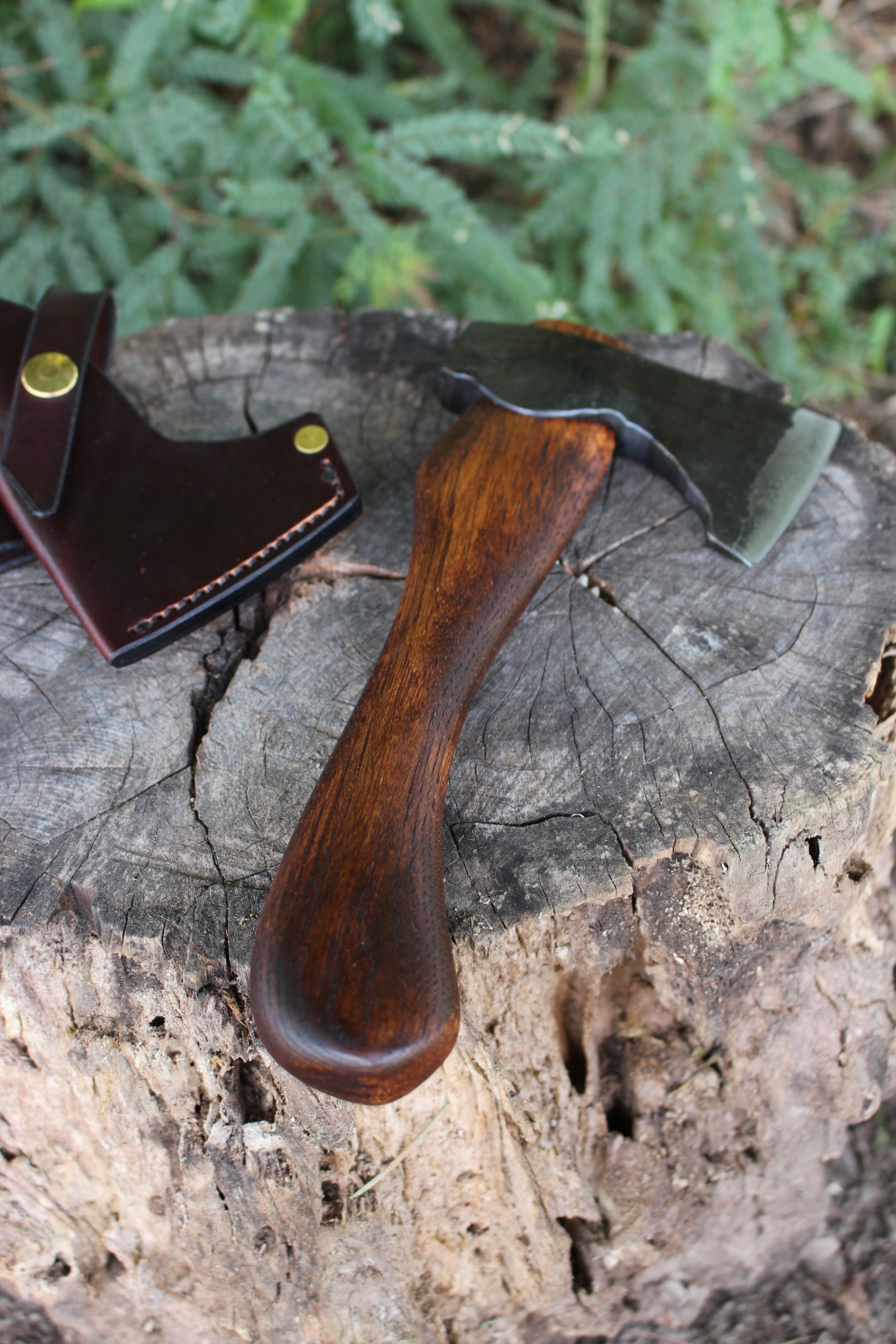 handmade, usa made, usa made axe, hatchet, chopping, wood chopping, outdoor, outdoorsman, survival, backwoodsman, hickory, axe made in america, axes made in the usa, ike bullington, wolf valley forge, valley forge, pack axe, back packing, camping, trail axe, hunting axe, trappers axe, camp axe, bush axe, belt axe, pack axe, leather shoulder rig, chopping axe, leather axe carrier, shoulder sling for axe, carpenter's axe, Wolf Valley Forge, Wolf Valley Forge axe release, Axe Wax, haversack, go back, man purse, man bag, canvas bag, reenactor, reenacting