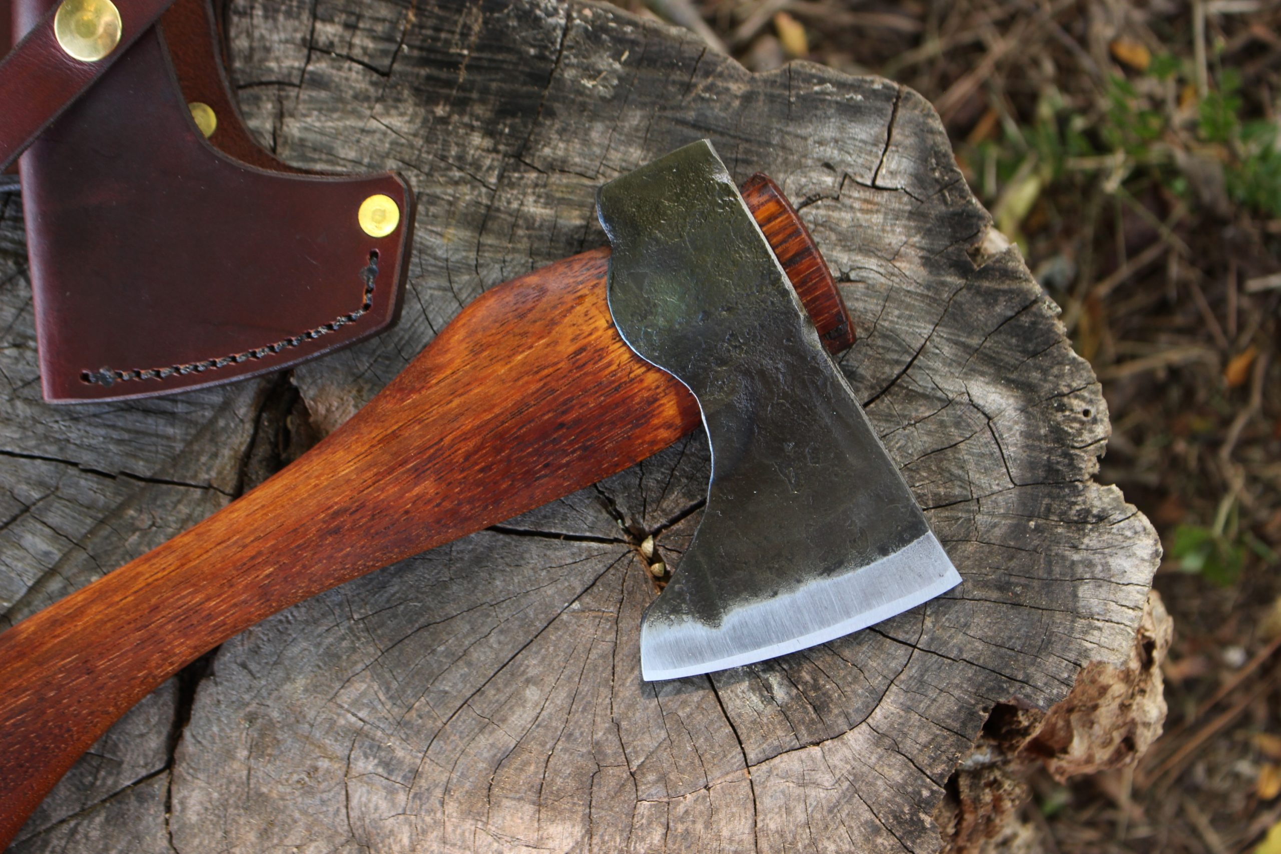 handmade, usa made, usa made axe, hatchet, chopping, wood chopping, outdoor, outdoorsman, survival, backwoodsman, hickory, axe made in america, axes made in the usa, ike bullington, wolf valley forge, valley forge, pack axe, back packing, camping, trail axe, hunting axe, trappers axe, camp axe, bush axe, belt axe, pack axe, leather shoulder rig, chopping axe, leather axe carrier, shoulder sling for axe, carpenter's axe, Wolf Valley Forge, Wolf Valley Forge axe release, Axe Wax, haversack, go back, man purse, man bag, canvas bag, reenactor, reenacting