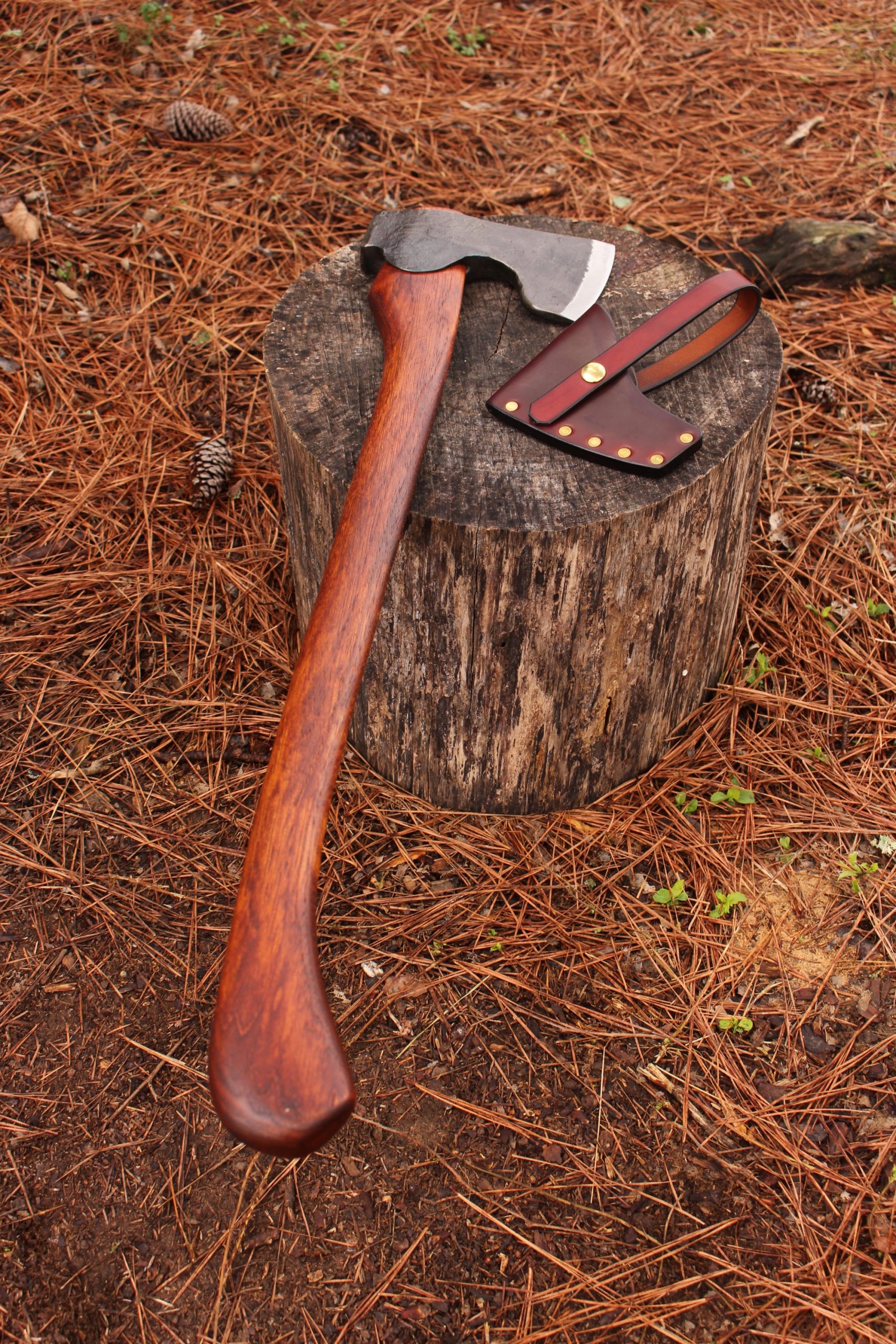handmade, usa made, usa made axe, hatchet, chopping, wood chopping, outdoor, outdoorsman, survival, backwoodsman, hickory, axe made in america, axes made in the usa, ike bullington, wolf valley forge, valley forge, pack axe, back packing, camping, trail axe, hunting axe, trappers axe, camp axe, bush axe, belt axe, pack axe, leather shoulder rig, chopping axe, leather axe carrier, shoulder sling for axe, carpenter's axe, Wolf Valley Forge, Wolf Valley Forge axe release, Axe Wax, haversack, go back, man purse, man bag, canvas bag, reenactor, reenacting
