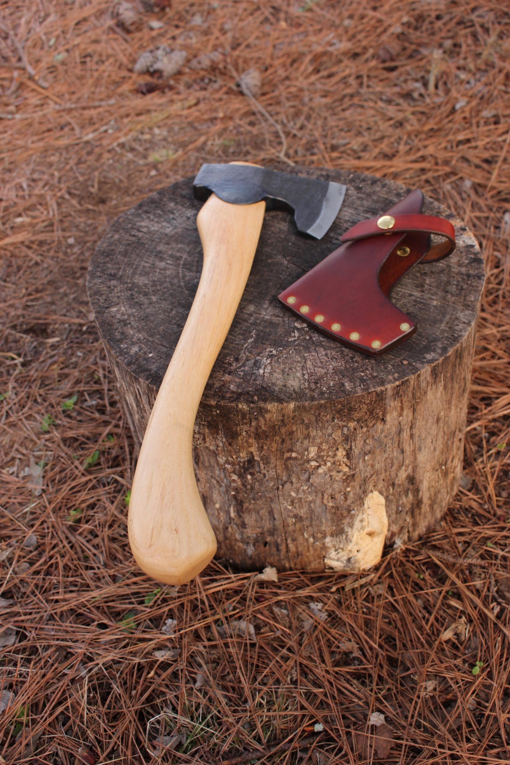 handmade, usa made, usa made axe, hatchet, chopping, wood chopping, outdoor, outdoorsman, survival, backwoodsman, hickory, axe made in america, axes made in the usa, ike bullington, wolf valley forge, valley forge, pack axe, back packing, camping, trail axe, hunting axe, trappers axe, camp axe, bush axe, belt axe, pack axe, leather shoulder rig, chopping axe, leather axe carrier, shoulder sling for axe, carpenter's axe, Wolf Valley Forge, Wolf Valley Forge axe release, Axe Wax, haversack, go back, man purse, man bag, canvas bag, reenactor, reenacting