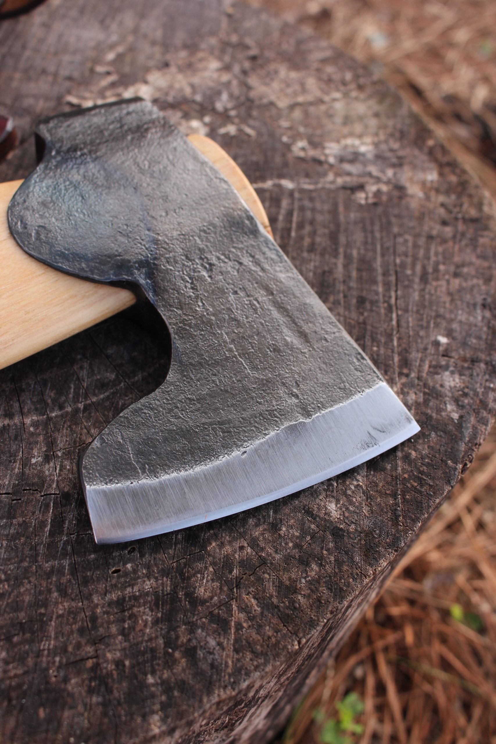 handmade, usa made, usa made axe, hatchet, chopping, wood chopping, outdoor, outdoorsman, survival, backwoodsman, hickory, axe made in america, axes made in the usa, ike bullington, wolf valley forge, valley forge, pack axe, back packing, camping, trail axe, hunting axe, trappers axe, camp axe, bush axe, belt axe, pack axe, leather shoulder rig, chopping axe, leather axe carrier, shoulder sling for axe, carpenter's axe, Wolf Valley Forge, Wolf Valley Forge axe release, Axe Wax, haversack, go back, man purse, man bag, canvas bag, reenactor, reenacting