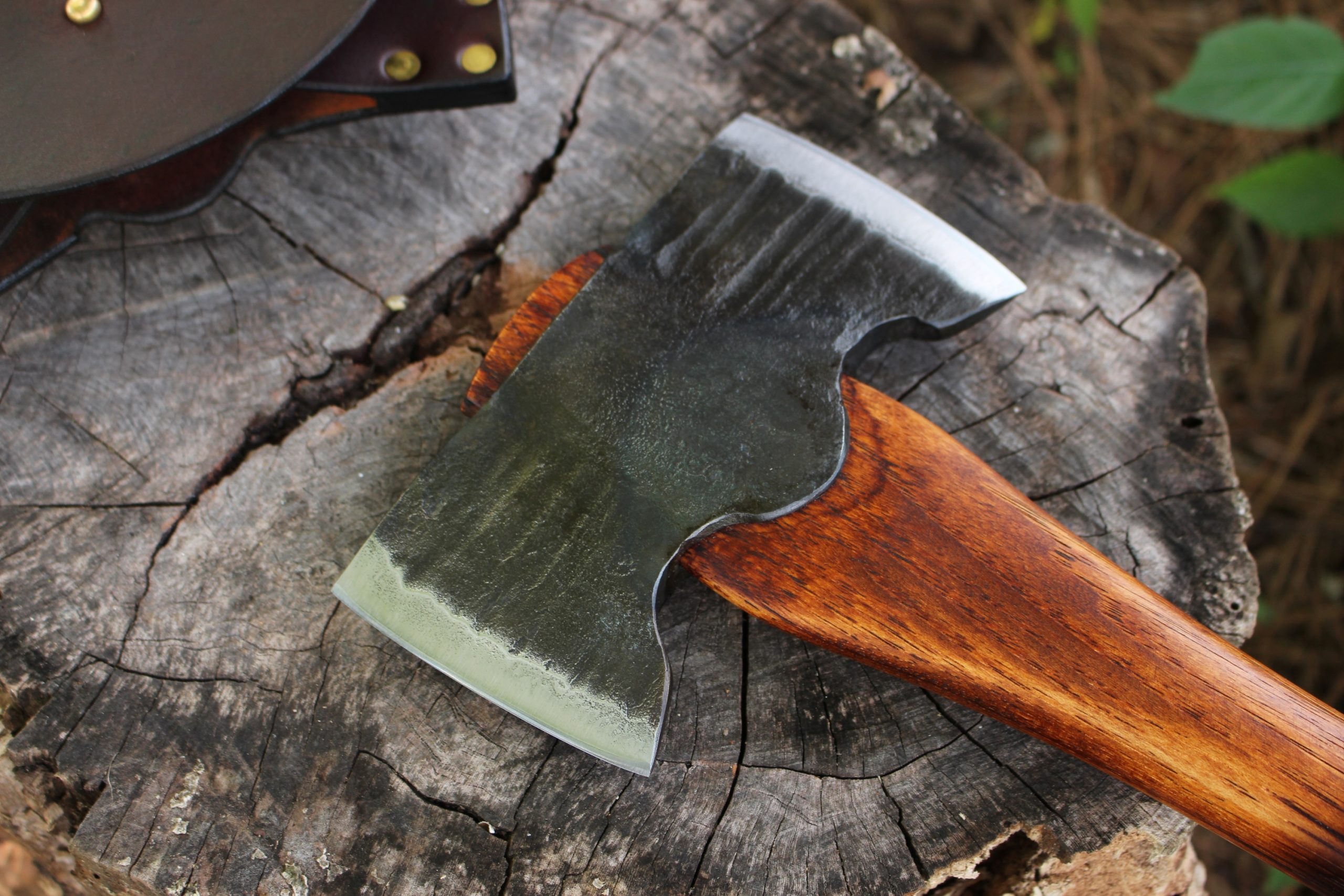 handmade, usa made, usa made axe, hatchet, chopping, wood chopping, outdoor, outdoorsman, survival, backwoodsman, hickory, axe made in america, axes made in the usa, ike bullington, wolf valley forge, valley forge, pack axe, back packing, camping, trail axe, hunting axe, trappers axe, camp axe, bush axe, belt axe, pack axe, leather shoulder rig, chopping axe, leather axe carrier, shoulder sling for axe, carpenter's axe, Wolf Valley Forge, Wolf Valley Forge axe release, Axe Wax, haversack, go back, man purse, man bag, canvas bag, reenactor, reenacting, Trekker Axe, Axe Life, handforged