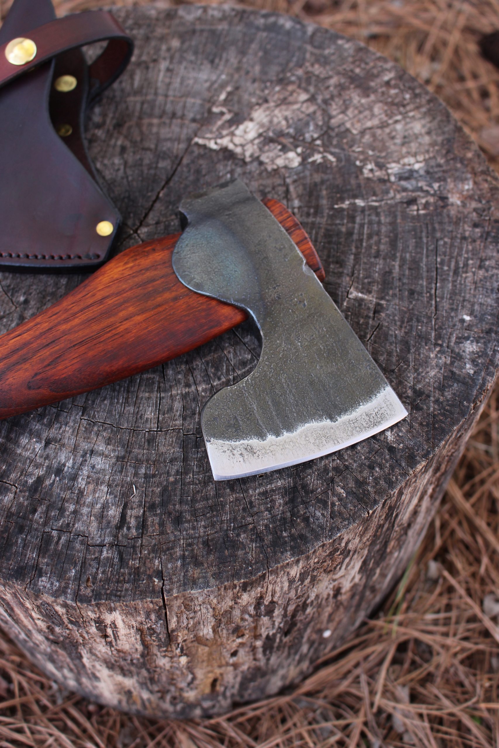 handmade, usa made, usa made axe, hatchet, chopping, wood chopping, outdoor, outdoorsman, survival, backwoodsman, hickory, axe made in america, axes made in the usa, ike bullington, wolf valley forge, valley forge, pack axe, back packing, camping, trail axe, hunting axe, trappers axe, camp axe, bush axe, belt axe, pack axe, leather shoulder rig, chopping axe, leather axe carrier, shoulder sling for axe, carpenter's axe, Wolf Valley Forge, Wolf Valley Forge axe release, Axe Wax, haversack, go back, man purse, man bag, canvas bag, reenactor, reenacting