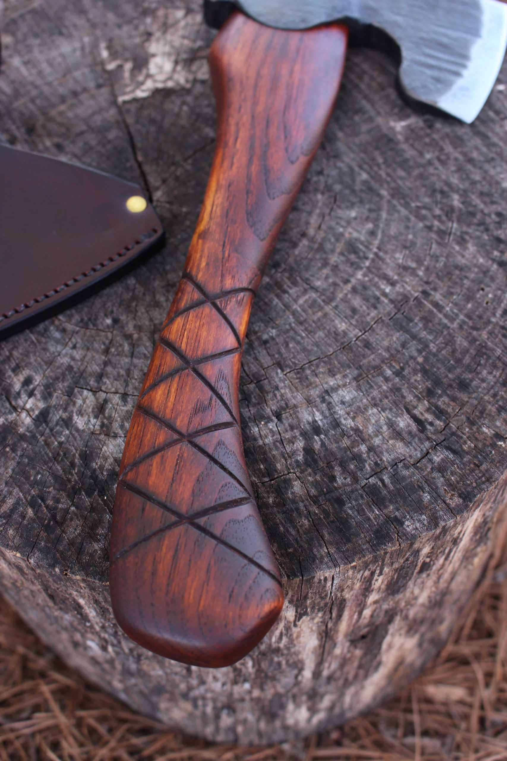 handmade, usa made, usa made axe, hatchet, chopping, wood chopping, outdoor, outdoorsman, survival, backwoodsman, hickory, axe made in america, axes made in the usa, ike bullington, wolf valley forge, valley forge, pack axe, back packing, camping, trail axe, hunting axe, trappers axe, camp axe, bush axe, belt axe, pack axe, leather shoulder rig, chopping axe, leather axe carrier, shoulder sling for axe, carpenter's axe, Wolf Valley Forge, Wolf Valley Forge axe release, Axe Wax, haversack, go back, man purse, man bag, canvas bag, reenactor, reenacting