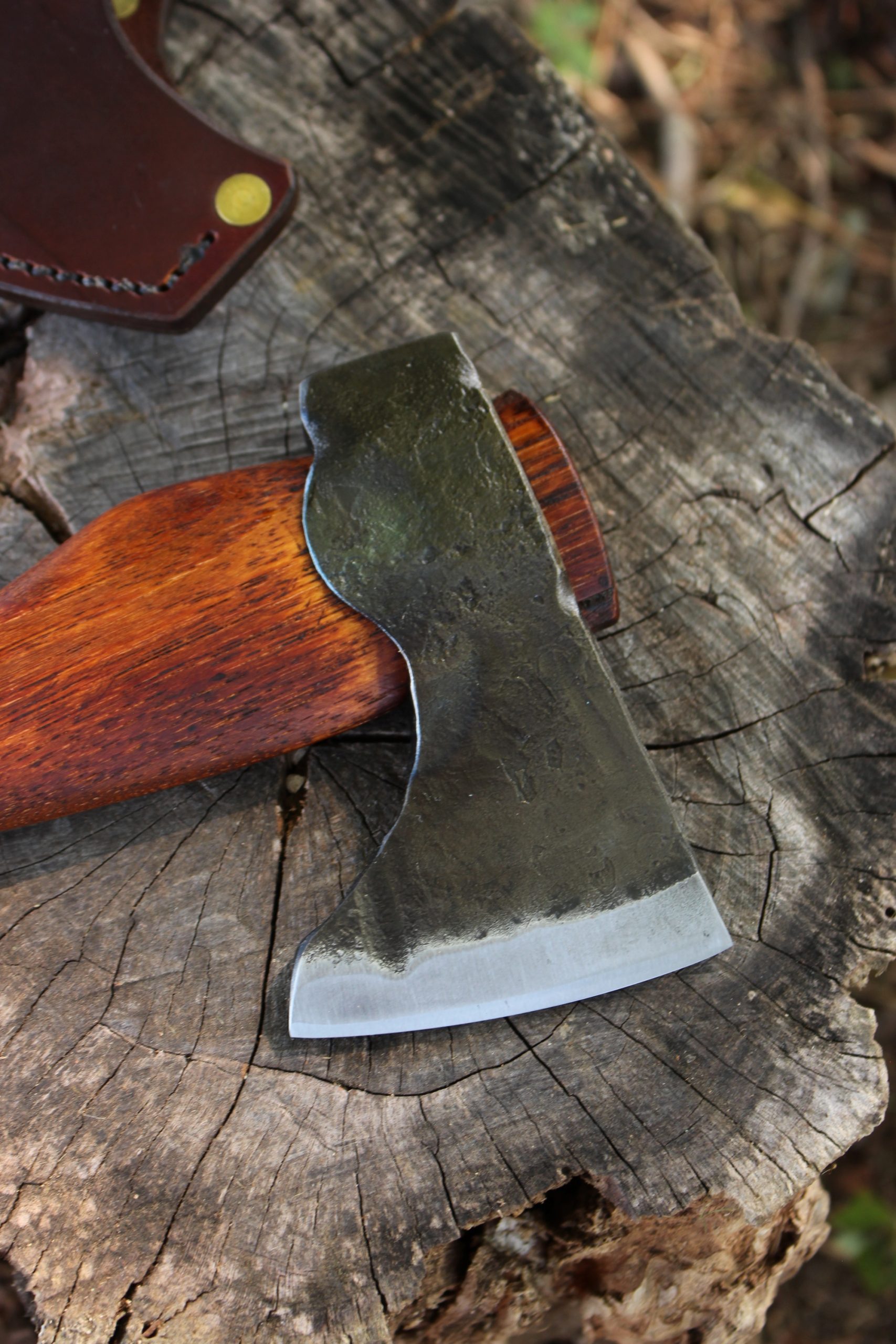 handmade, usa made, usa made axe, hatchet, chopping, wood chopping, outdoor, outdoorsman, survival, backwoodsman, hickory, axe made in america, axes made in the usa, ike bullington, wolf valley forge, valley forge, pack axe, back packing, camping, trail axe, hunting axe, trappers axe, camp axe, bush axe, belt axe, pack axe, leather shoulder rig, chopping axe, leather axe carrier, shoulder sling for axe, carpenter's axe, Wolf Valley Forge, Wolf Valley Forge axe release, Axe Wax, haversack, go back, man purse, man bag, canvas bag, reenactor, reenacting