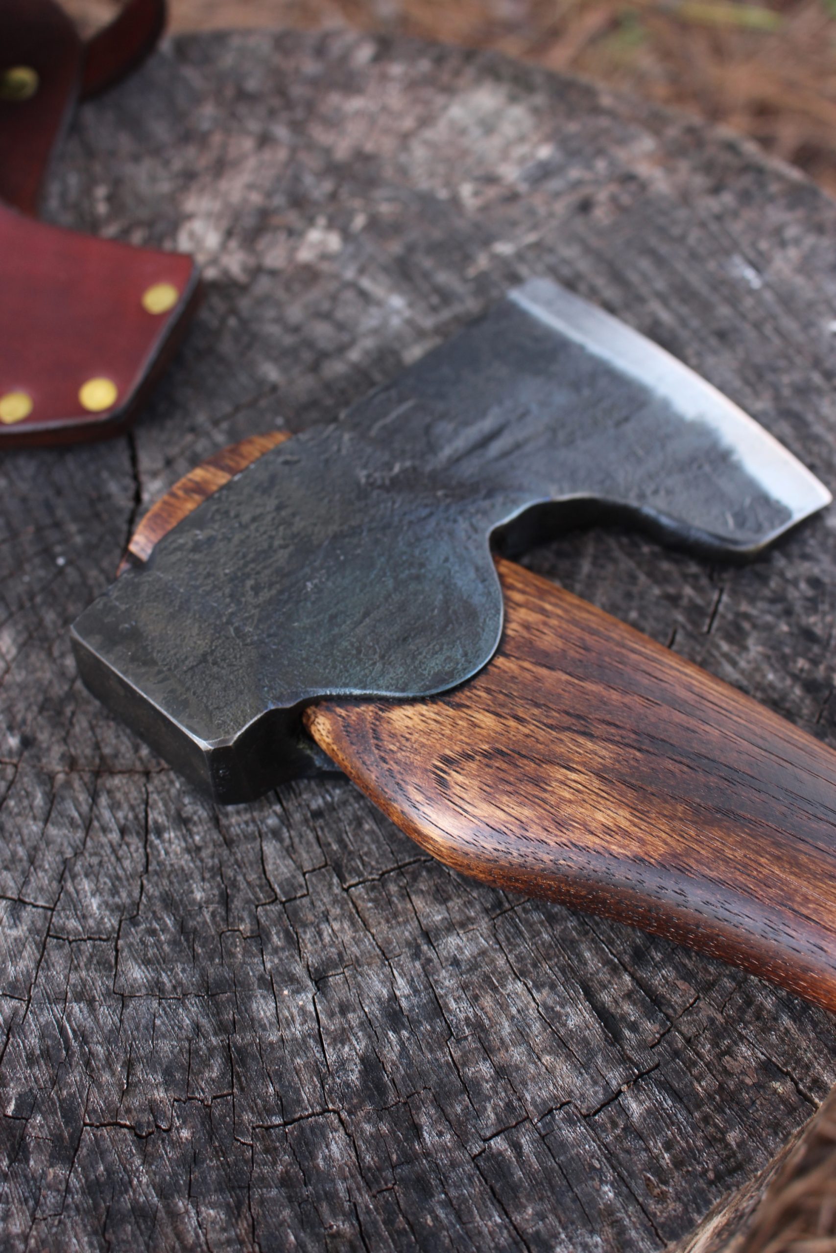 handmade, usa made, usa made axe, hatchet, chopping, wood chopping, outdoor, outdoorsman, survival, backwoodsman, hickory, axe made in america, axes made in the usa, ike bullington, wolf valley forge, valley forge, pack axe, back packing, camping, trail axe, hunting axe, trappers axe, camp axe, bush axe, belt axe, pack axe, leather shoulder rig, chopping axe, leather axe carrier, shoulder sling for axe, carpenter's axe, Wolf Valley Forge, Wolf Valley Forge axe release, Axe Wax, haversack, go bag, man purse, man bag, canvas bag, reenactor, reenacting, Trekker Axe, Axe Life, Splitting Wedge, Handforged, Wedge