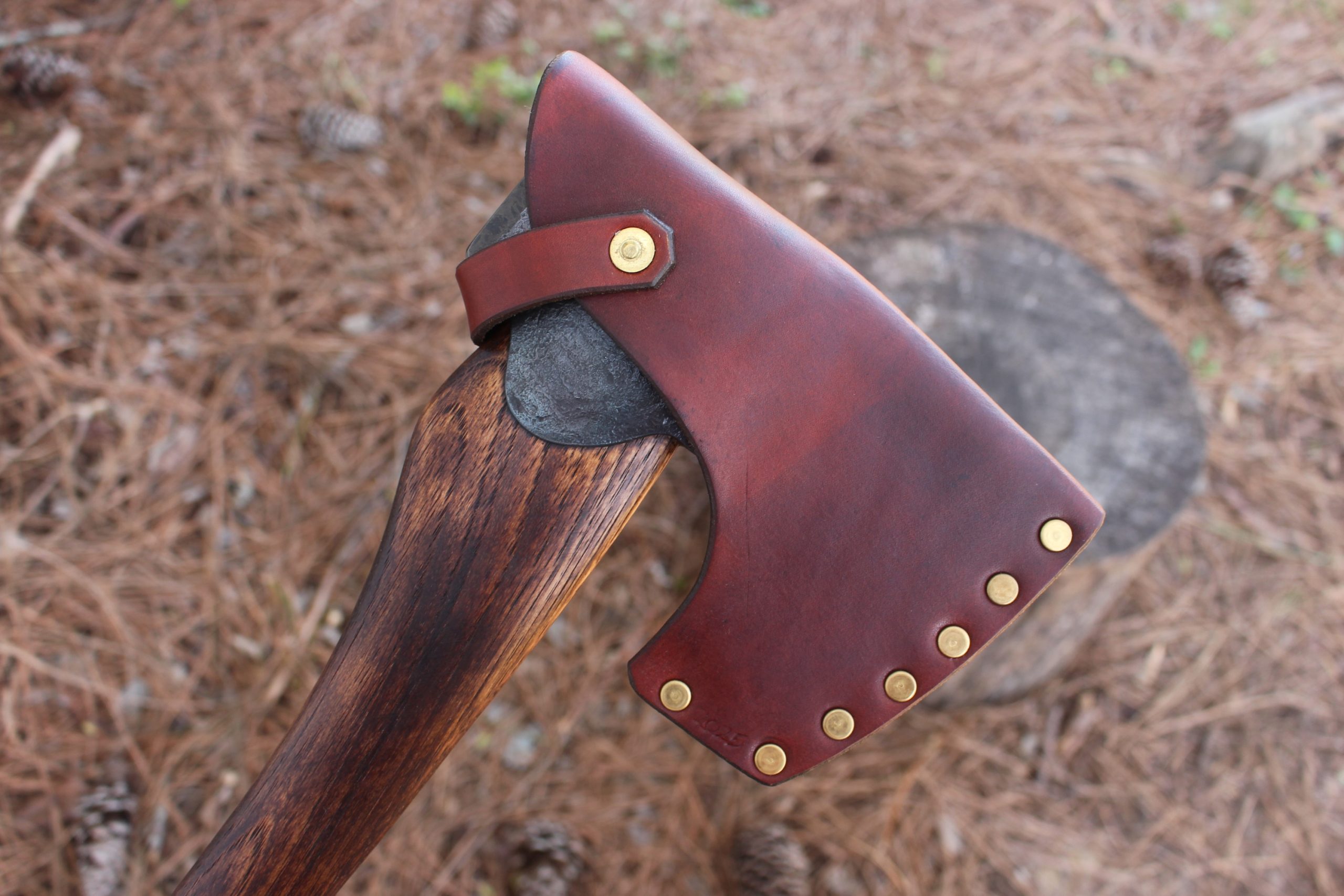 handmade, usa made, usa made axe, hatchet, chopping, wood chopping, outdoor, outdoorsman, survival, backwoodsman, hickory, axe made in america, axes made in the usa, ike bullington, wolf valley forge, valley forge, pack axe, back packing, camping, trail axe, hunting axe, trappers axe, camp axe, bush axe, belt axe, pack axe, leather shoulder rig, chopping axe, leather axe carrier, shoulder sling for axe, carpenter's axe, Wolf Valley Forge, Wolf Valley Forge axe release, Axe Wax, haversack, go bag, man purse, man bag, canvas bag, reenactor, reenacting, Trekker Axe, Axe Life, Splitting Wedge, Handforged, Wedge