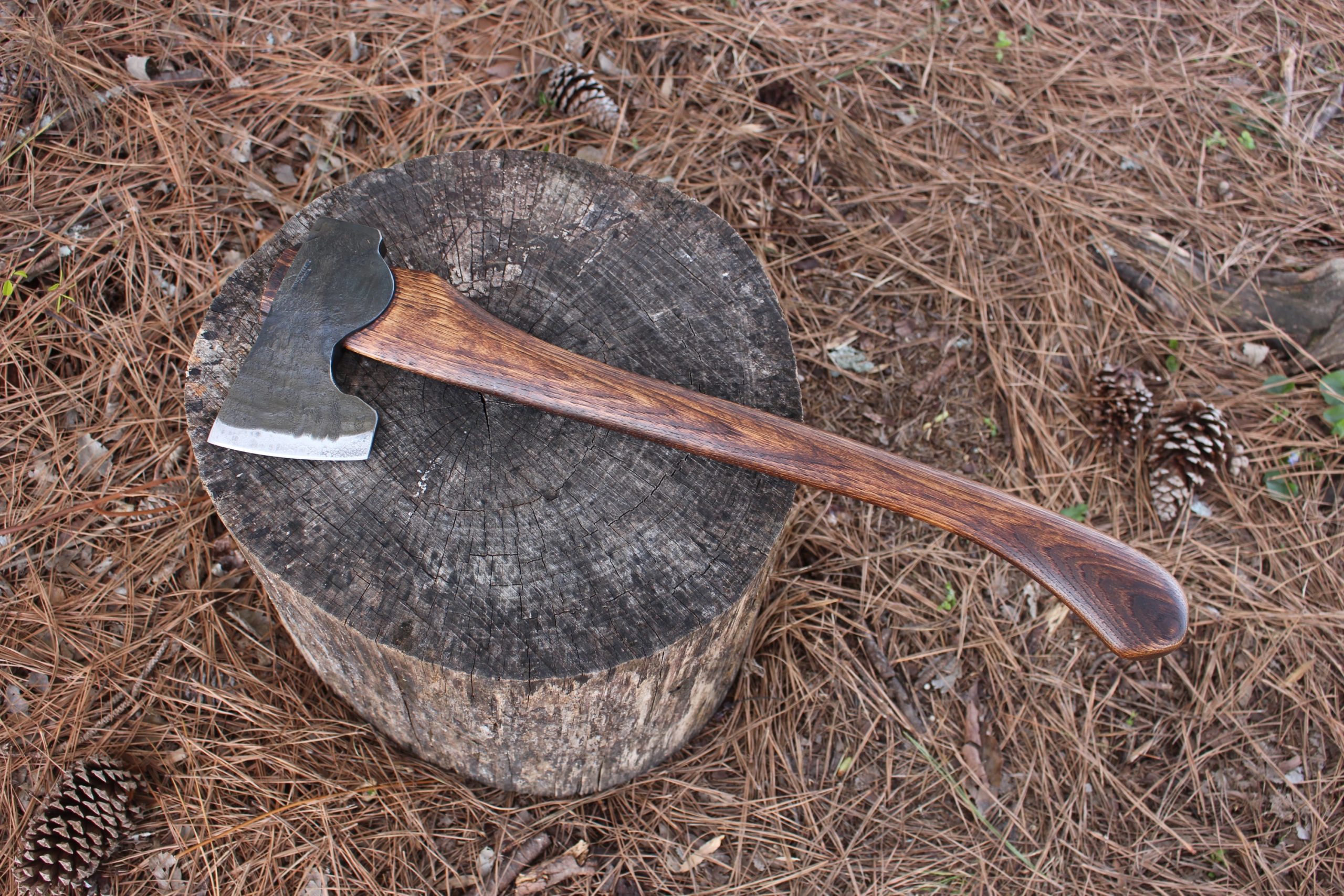 handmade, usa made, usa made axe, hatchet, chopping, wood chopping, outdoor, outdoorsman, survival, backwoodsman, hickory, axe made in america, axes made in the usa, ike bullington, wolf valley forge, valley forge, pack axe, back packing, camping, trail axe, hunting axe, trappers axe, camp axe, bush axe, belt axe, pack axe, leather shoulder rig, chopping axe, leather axe carrier, shoulder sling for axe, carpenter's axe, Wolf Valley Forge, Wolf Valley Forge axe release, Axe Wax, haversack, go bag, man purse, man bag, canvas bag, reenactor, reenacting, Trekker Axe, Axe Life, Splitting Wedge, Handforged, Wedge