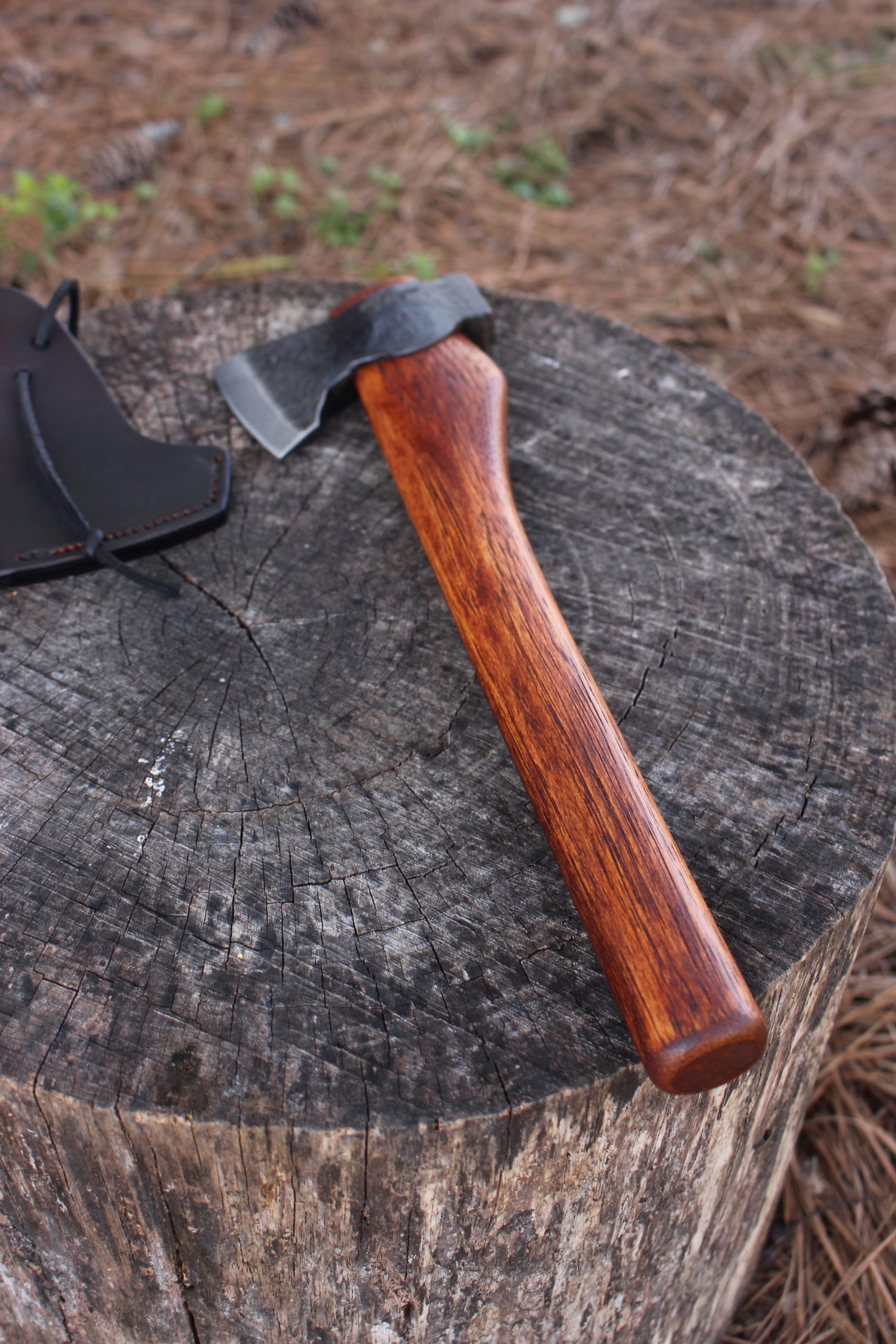 handmade, usa made, usa made axe, hatchet, chopping, wood chopping, outdoor, outdoorsman, survival, backwoodsman, hickory, axe made in america, axes made in the usa, ike bullington, wolf valley forge, valley forge, pack axe, back packing, camping, trail axe, hunting axe, trappers axe, camp axe, bush axe, belt axe, pack axe, leather shoulder rig, chopping axe, leather axe carrier, shoulder sling for axe, carpenter's axe, Wolf Valley Forge, Wolf Valley Forge axe release, Axe Wax, haversack, go bag, man purse, man bag, canvas bag, reenactor, reenacting, Trekker Axe, Axe Life, Splitting Wedge, Handforged, Wedge