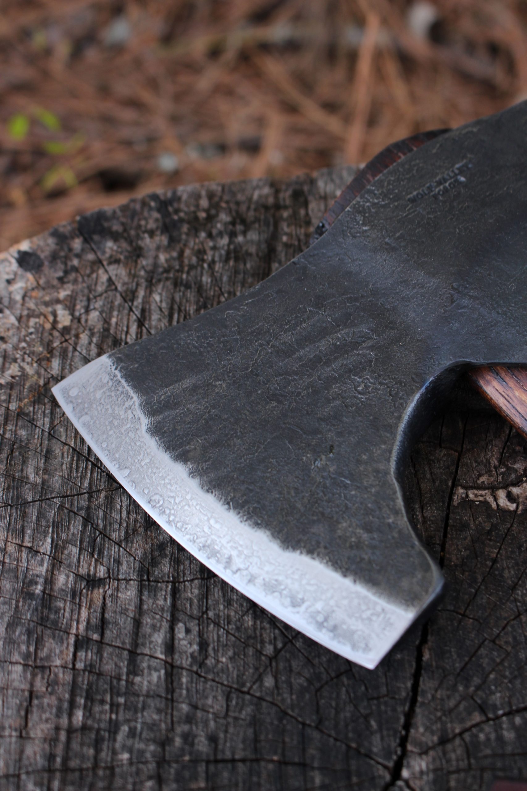 handmade, usa made, usa made axe, hatchet, chopping, wood chopping, outdoor, outdoorsman, survival, backwoodsman, hickory, axe made in america, axes made in the usa, ike bullington, wolf valley forge, valley forge, pack axe, back packing, camping, trail axe, hunting axe, trappers axe, camp axe, bush axe, belt axe, pack axe, leather shoulder rig, chopping axe, leather axe carrier, shoulder sling for axe, carpenter's axe, Wolf Valley Forge, Wolf Valley Forge axe release, Axe Wax, haversack, go bag, man purse, man bag, canvas bag, reenactor, reenacting, Trekker Axe, Axe Life, Splitting Wedge, Handforged, Wedge