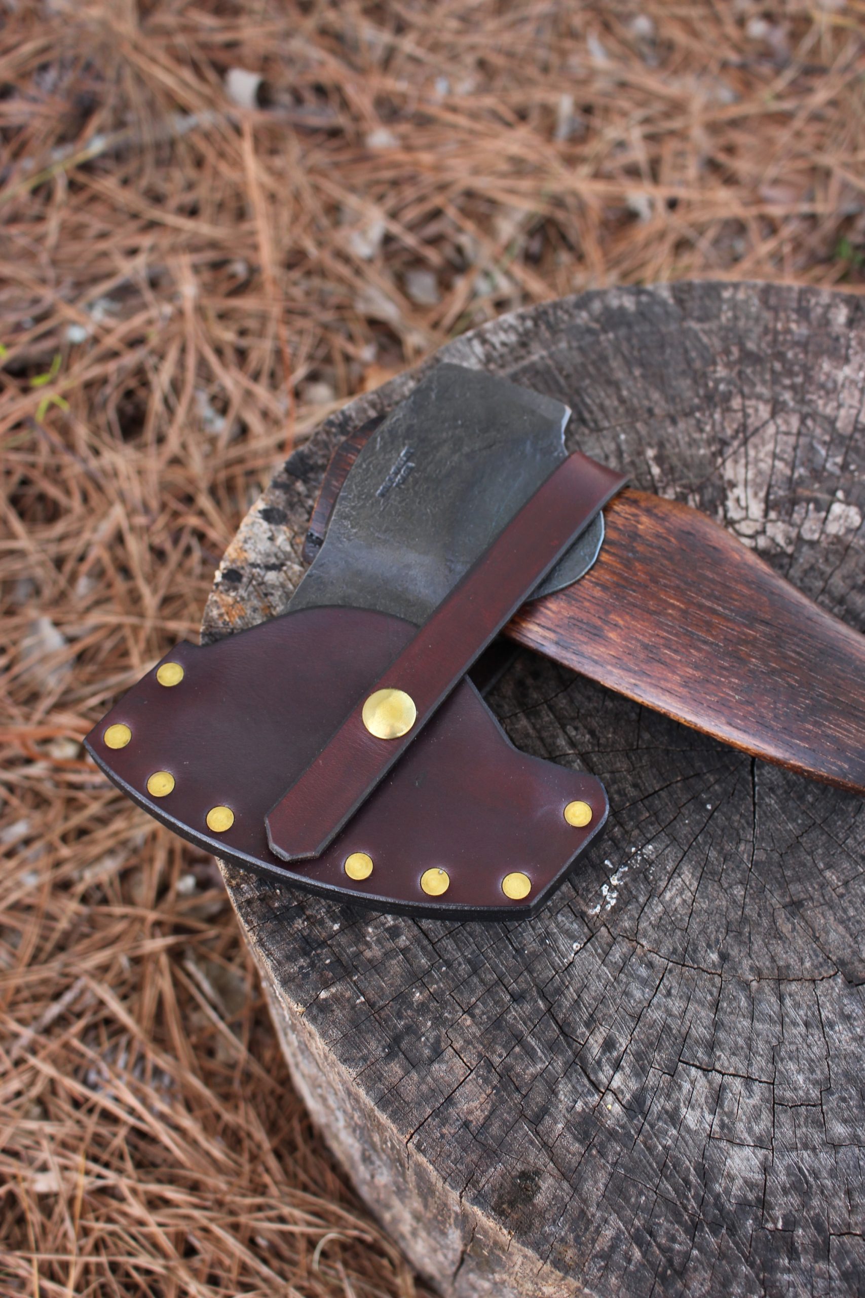 handmade, usa made, usa made axe, hatchet, chopping, wood chopping, outdoor, outdoorsman, survival, backwoodsman, hickory, axe made in america, axes made in the usa, ike bullington, wolf valley forge, valley forge, pack axe, back packing, camping, trail axe, hunting axe, trappers axe, camp axe, bush axe, belt axe, pack axe, leather shoulder rig, chopping axe, leather axe carrier, shoulder sling for axe, carpenter's axe, Wolf Valley Forge, Wolf Valley Forge axe release, Axe Wax, haversack, go bag, man purse, man bag, canvas bag, reenactor, reenacting, Trekker Axe, Axe Life, Splitting Wedge, Handforged, Wedge