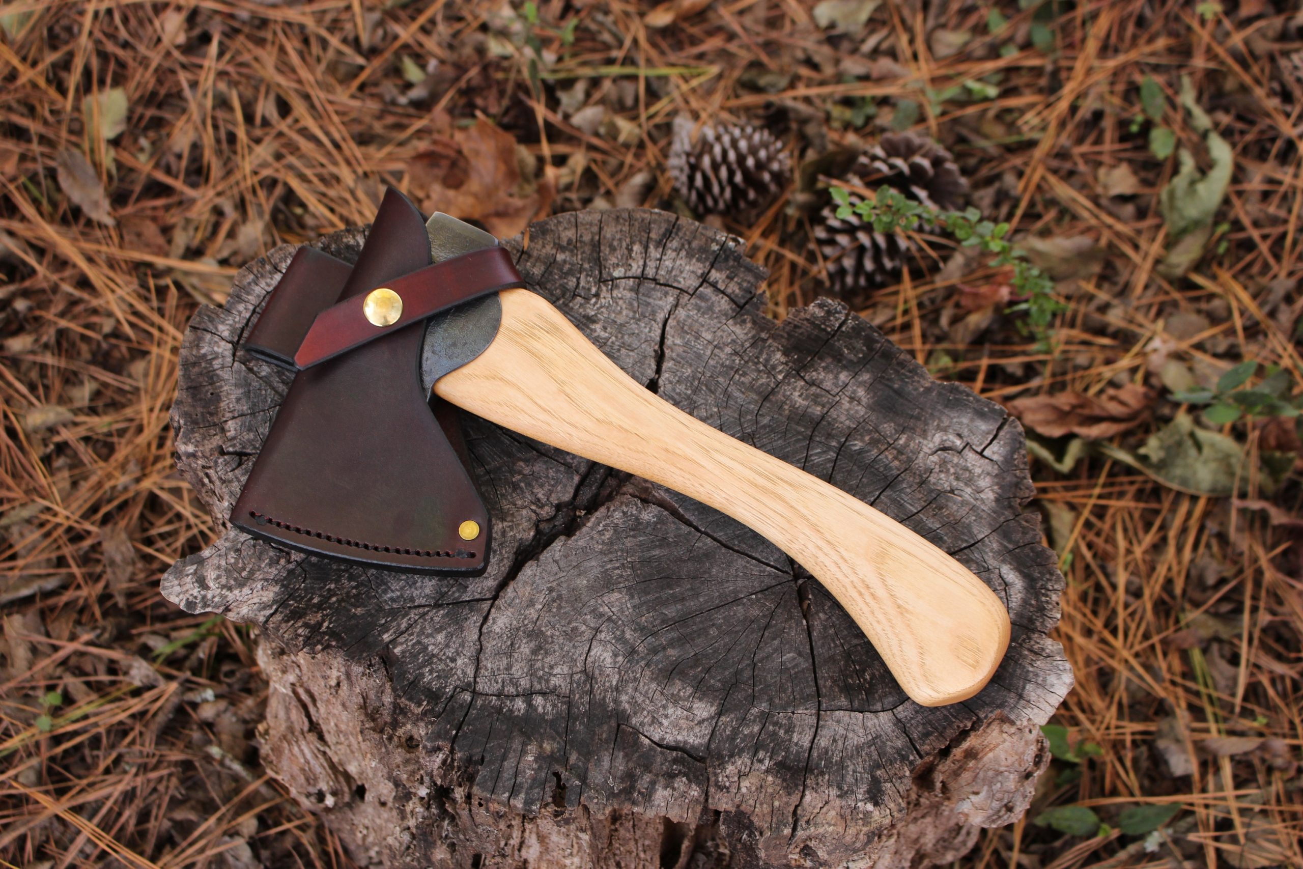 handmade, usa made, usa made axe, hatchet, chopping, wood chopping, outdoor, outdoorsman, survival, backwoodsman, hickory, axe made in america, axes made in the usa, ike bullington, wolf valley forge, valley forge, pack axe, back packing, camping, trail axe, hunting axe, trappers axe, camp axe, bush axe, belt axe, pack axe, leather shoulder rig, chopping axe, leather axe carrier, shoulder sling for axe, carpenter's axe, Wolf Valley Forge, Wolf Valley Forge axe release, Axe Wax, haversack, go bag, man purse, man bag, canvas bag, reenactor, reenacting, Trekker Axe, Axe Life, Splitting Wedge, Handforged, Wedge