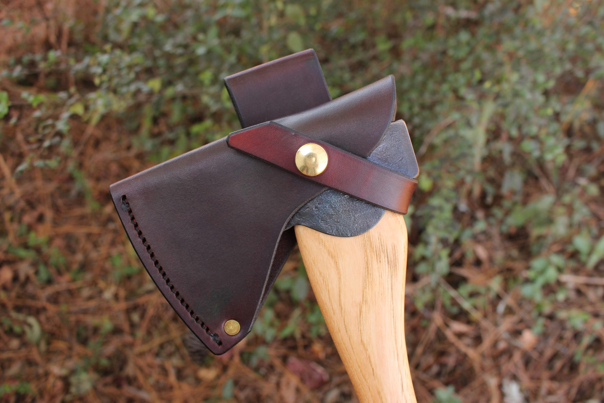 handmade, usa made, usa made axe, hatchet, chopping, wood chopping, outdoor, outdoorsman, survival, backwoodsman, hickory, axe made in america, axes made in the usa, ike bullington, wolf valley forge, valley forge, pack axe, back packing, camping, trail axe, hunting axe, trappers axe, camp axe, bush axe, belt axe, pack axe, leather shoulder rig, chopping axe, leather axe carrier, shoulder sling for axe, carpenter's axe, Wolf Valley Forge, Wolf Valley Forge axe release, Axe Wax, haversack, go bag, man purse, man bag, canvas bag, reenactor, reenacting, Trekker Axe, Axe Life, Splitting Wedge, Handforged, Wedge